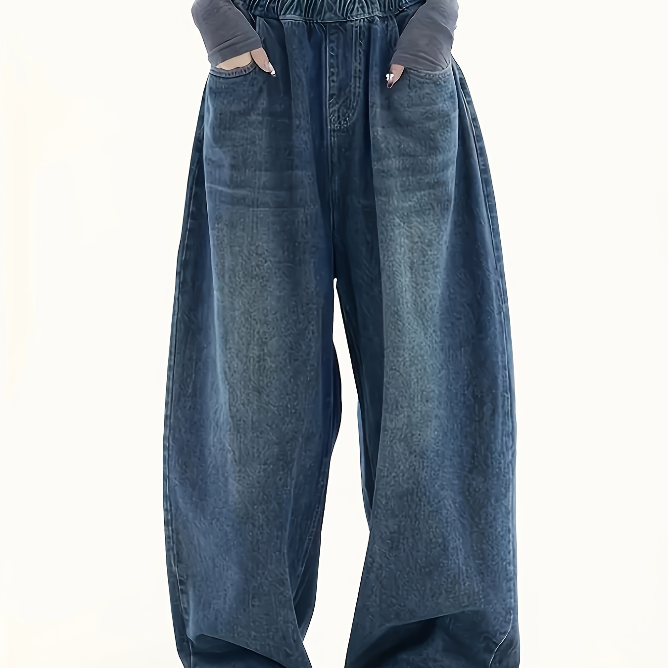 Women's Casual Relaxed Fit High-waisted With Stretch Fabric And Polyester , Four-season Wear, Multiple Pockets
Women's Casual Relaxed Fit High-waisted With Stretch Fabric And Polyester , Four-season Wear, Multiple Pockets