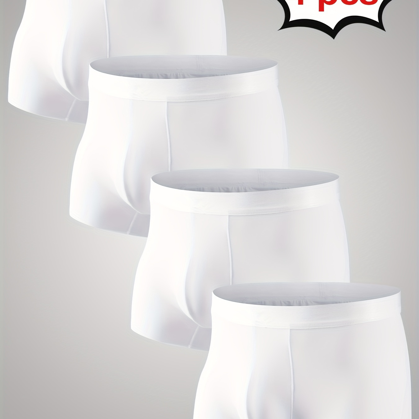 4pcs Men's Solid Color Seamless Underwear, Casual Boxer Briefs Shorts, Breathable Comfy Stretchy Boxer Trunks, Sports Shorts
4pcs Men's Solid Color Seamless Underwear, Casual Boxer Briefs Shorts, Breathable Comfy Stretchy Boxer Trunks, Sports Shorts