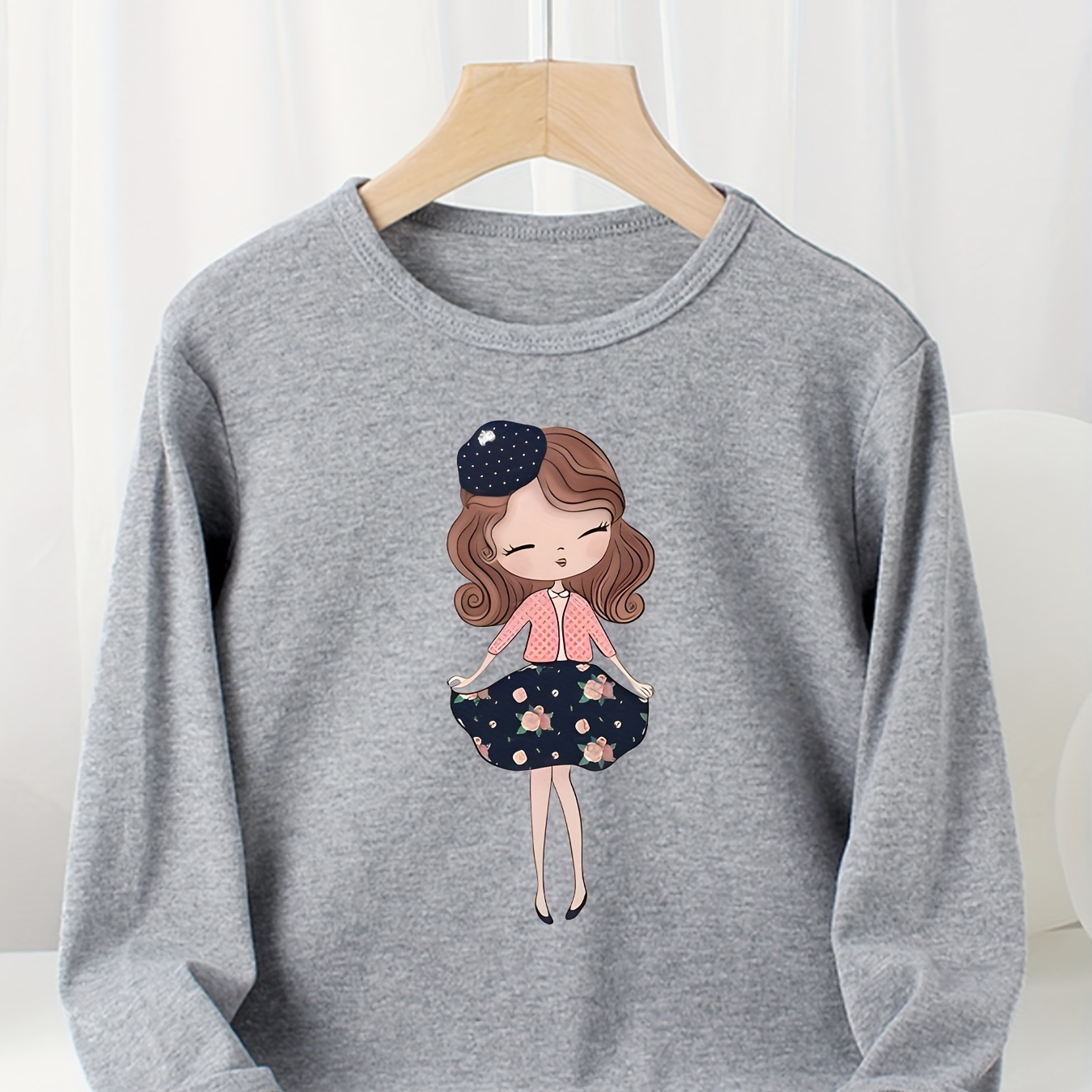 Toddler Girls Cute Cartoon Princess Graphic Long Sleeve T-shirt Comfy Pullover Kids Clothes Halloween Gift
Toddler Girls Cute Cartoon Princess Graphic Long Sleeve T-shirt Comfy Pullover Kids Clothes Halloween Gift