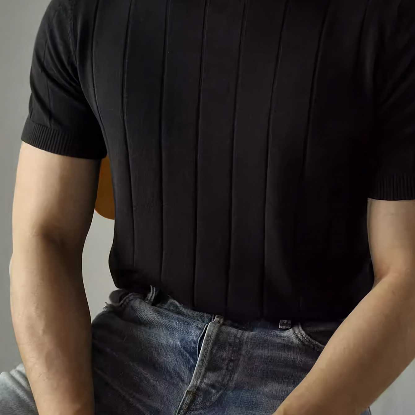 Men's Short Sleeve Crew Neck Knit Sweater - Solid Red, -, Stretch Fabric, Ideal For Outdoor & Casual Wear,
Men's Short Sleeve Crew Neck Knit Sweater - Solid Red, -, Stretch Fabric, Ideal For Outdoor & Casual Wear,