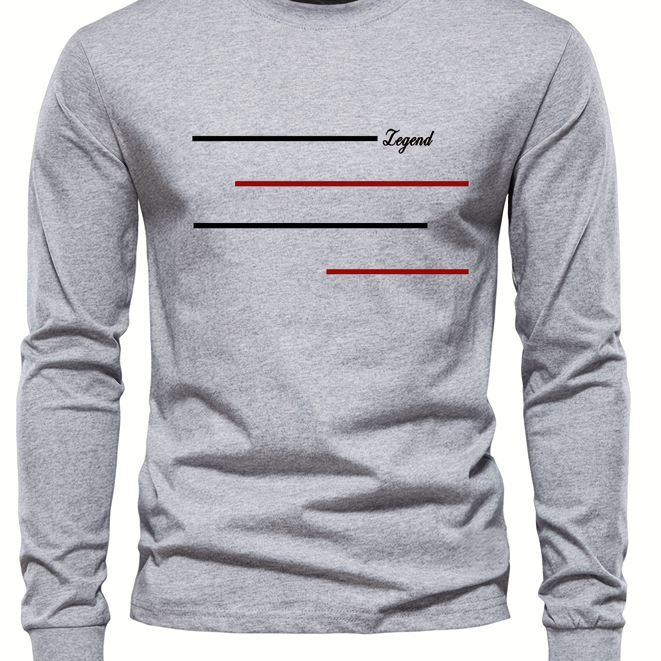 Men's Graphic Design Crew Neck Long Sleeve Active T-shirt Tee, Casual Comfy Shirts For Spring Summer Autumn, Men's Clothing Tops
Men's Graphic Design Crew Neck Long Sleeve Active T-shirt Tee, Casual Comfy Shirts For Spring Summer Autumn, Men's Clothing Tops