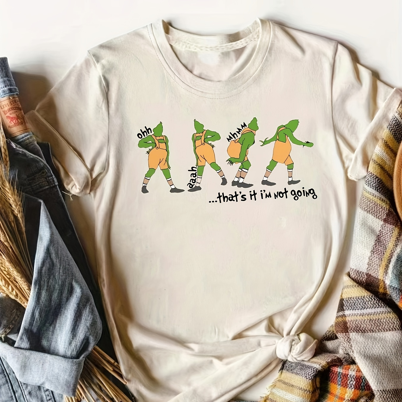 Graphic Print Crew Neck T-shirt, Casual Short Sleeve Top For Spring & Summer, Women's Clothing
Graphic Print Crew Neck T-shirt, Casual Short Sleeve Top For Spring & Summer, Women's Clothing