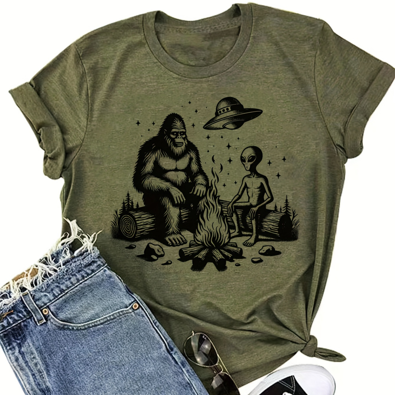 Chic Animal Print Women's T-shirt - Casual Crew Neck, Soft Polyester , Machine Washable - All
Chic Animal Print Women's T-shirt - Casual Crew Neck, Soft Polyester , Machine Washable - All