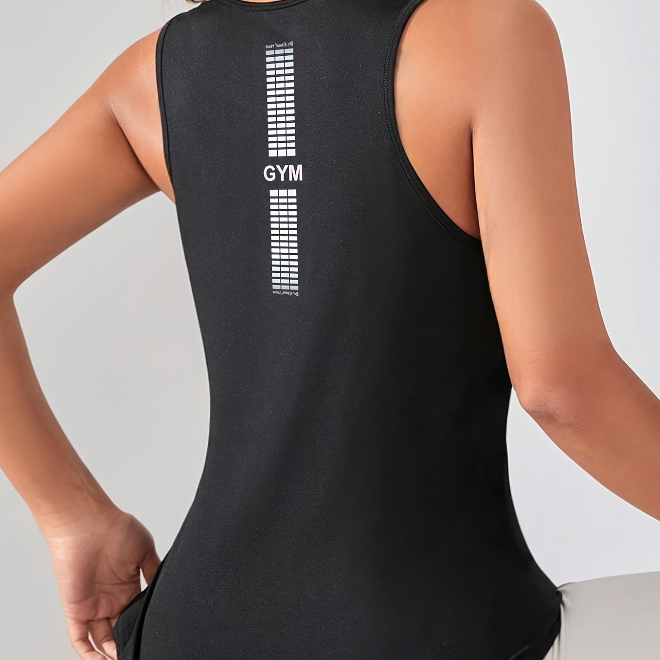 Women's Fleece-lined Sleeveless Sports Top With Letter Print - Running & Training, Breathable Polyester
Women's Fleece-lined Sleeveless Sports Top With Letter Print - Running & Training, Breathable Polyester