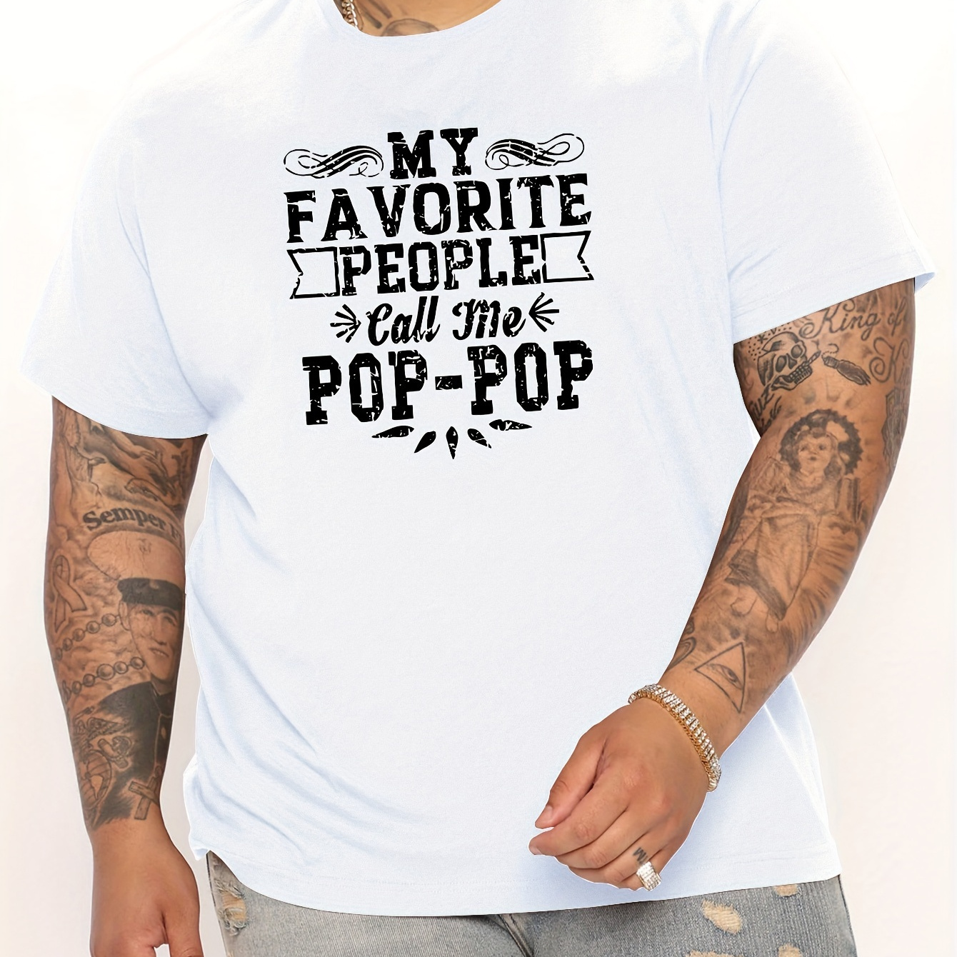 Men's Plus Size Casual Fashion T-shirt - Summer Sporty Tee With Geometric Print, Breathable Polyester, Machine Washable, Plus Size
Men's Plus Size Casual Fashion T-shirt - Summer Sporty Tee With Geometric Print, Breathable Polyester, Machine Washable, Plus Size