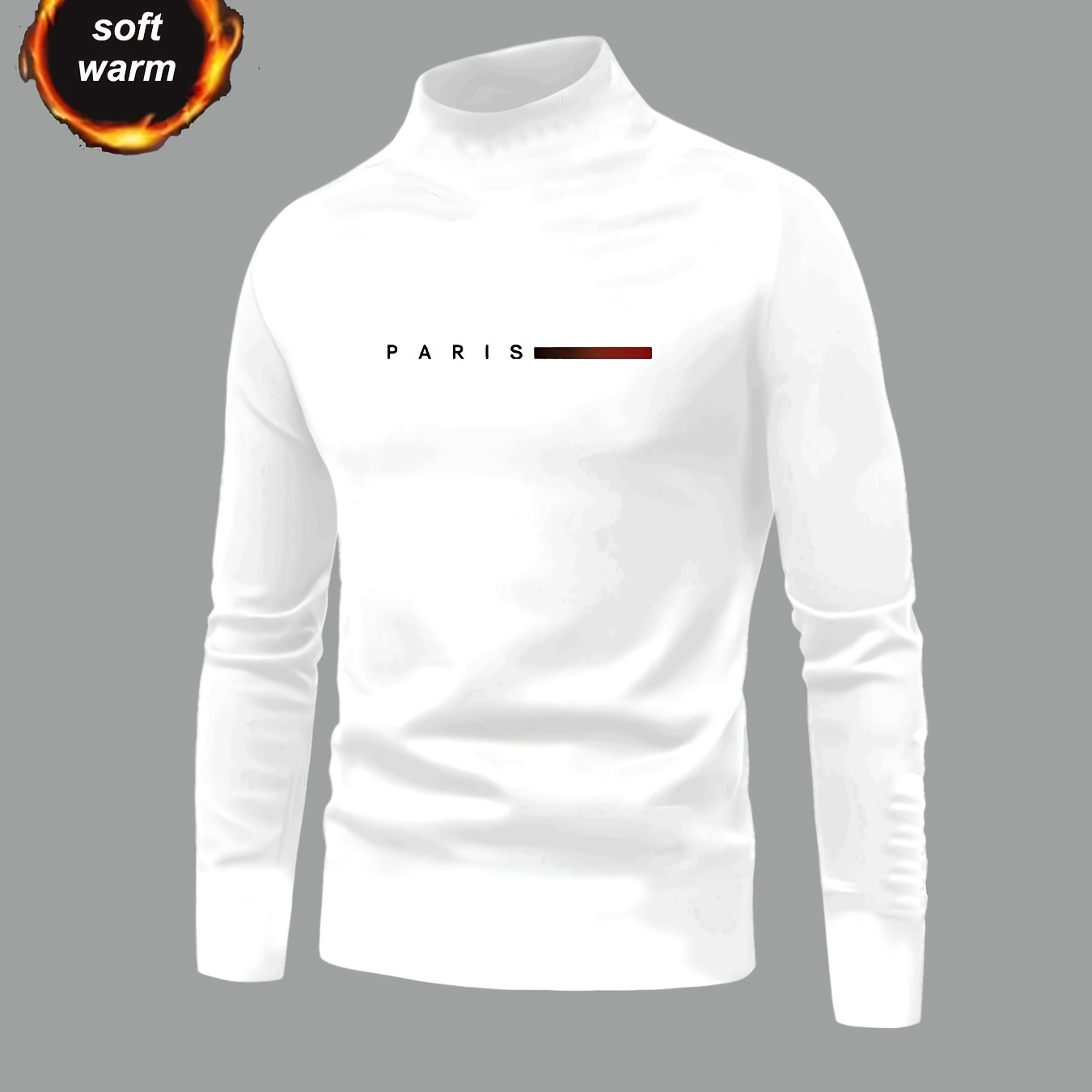 T-shirt Col Roulé Slim-Fit à Manches Longues pour Garçons - Extensible & , Haut Imprimé Décontracté pour Tenue Quotidienne
T-shirt Col Roulé Slim-Fit à Manches Longues pour Garçons - Extensible & , Haut Imprimé Décontracté pour Tenue Quotidienne