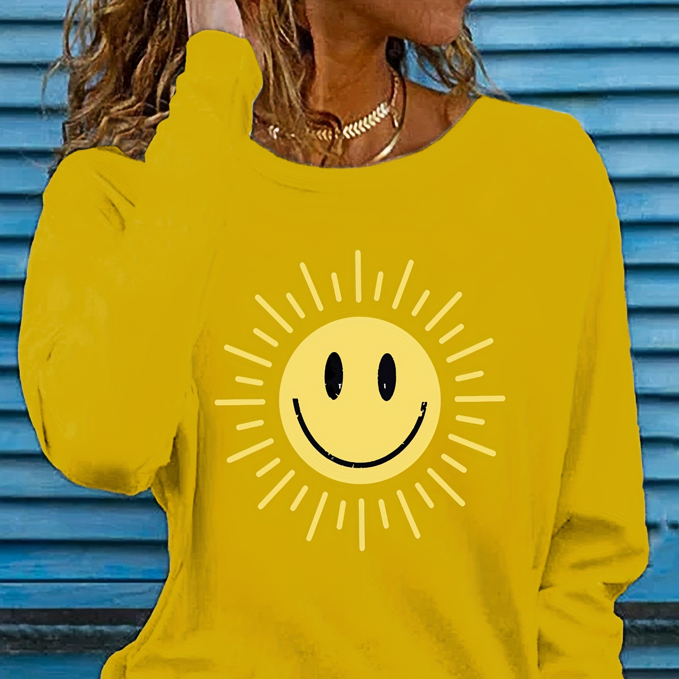 Women's Long Sleeve T-shirt - Crew Neck Casual Top For Spring & Fall, Polyester, Non-transparent, Polyester, Non-transparent
Women's Long Sleeve T-shirt - Crew Neck Casual Top For Spring & Fall, Polyester, Non-transparent, Polyester, Non-transparent