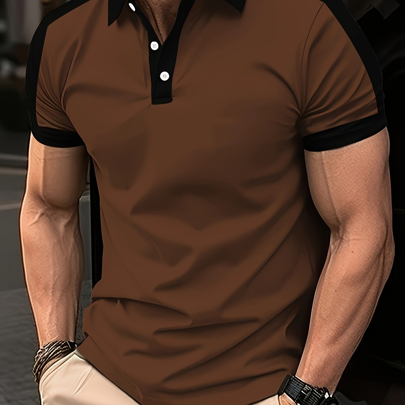 Men's Plus Size Solid Color Golf Shirt, Casual Business Style, Short Sleeve Comfort Fit Top
Men's Plus Size Solid Color Golf Shirt, Casual Business Style, Short Sleeve Comfort Fit Top