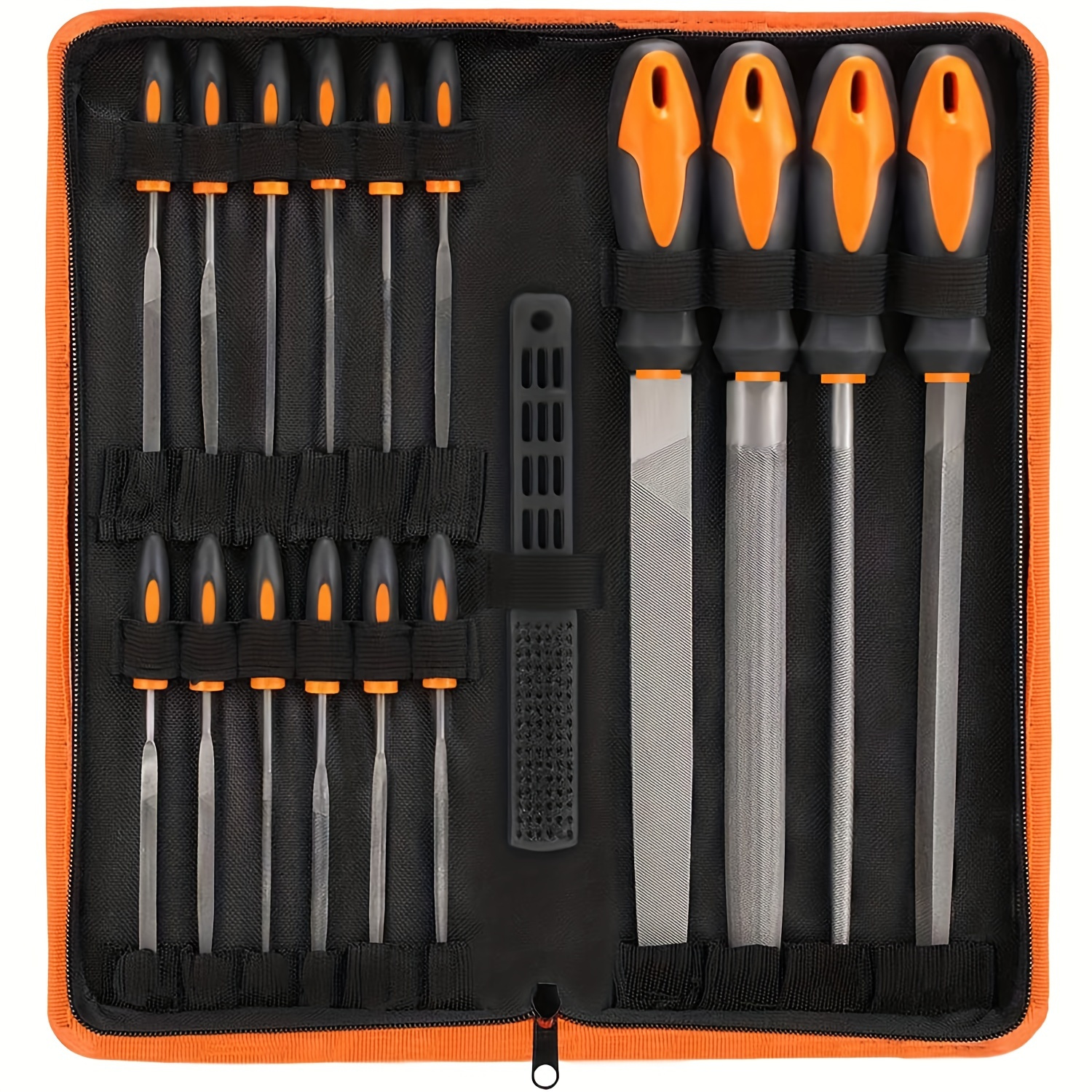 Ensemble d'outils de lime 17 pièces avec étui de transport, acier forgé T12 de qualité supérieure, grande lime plate/triangle/-ronde/ronde de avec 12 à aiguilles et 1 brosse
Ensemble d'outils de lime 17 pièces avec étui de transport, acier forgé T12 de qualité supérieure, grande lime plate/triangle/-ronde/ronde de avec 12 à aiguilles et 1 brosse