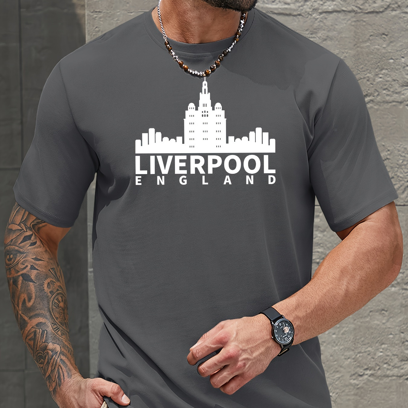 Men's Cool & Comfortable Summer T-shirt - Casual Round Neck, Short Sleeve, Breathable Polyester For Running & Gym Workouts
Men's Cool & Comfortable Summer T-shirt - Casual Round Neck, Short Sleeve, Breathable Polyester For Running & Gym Workouts