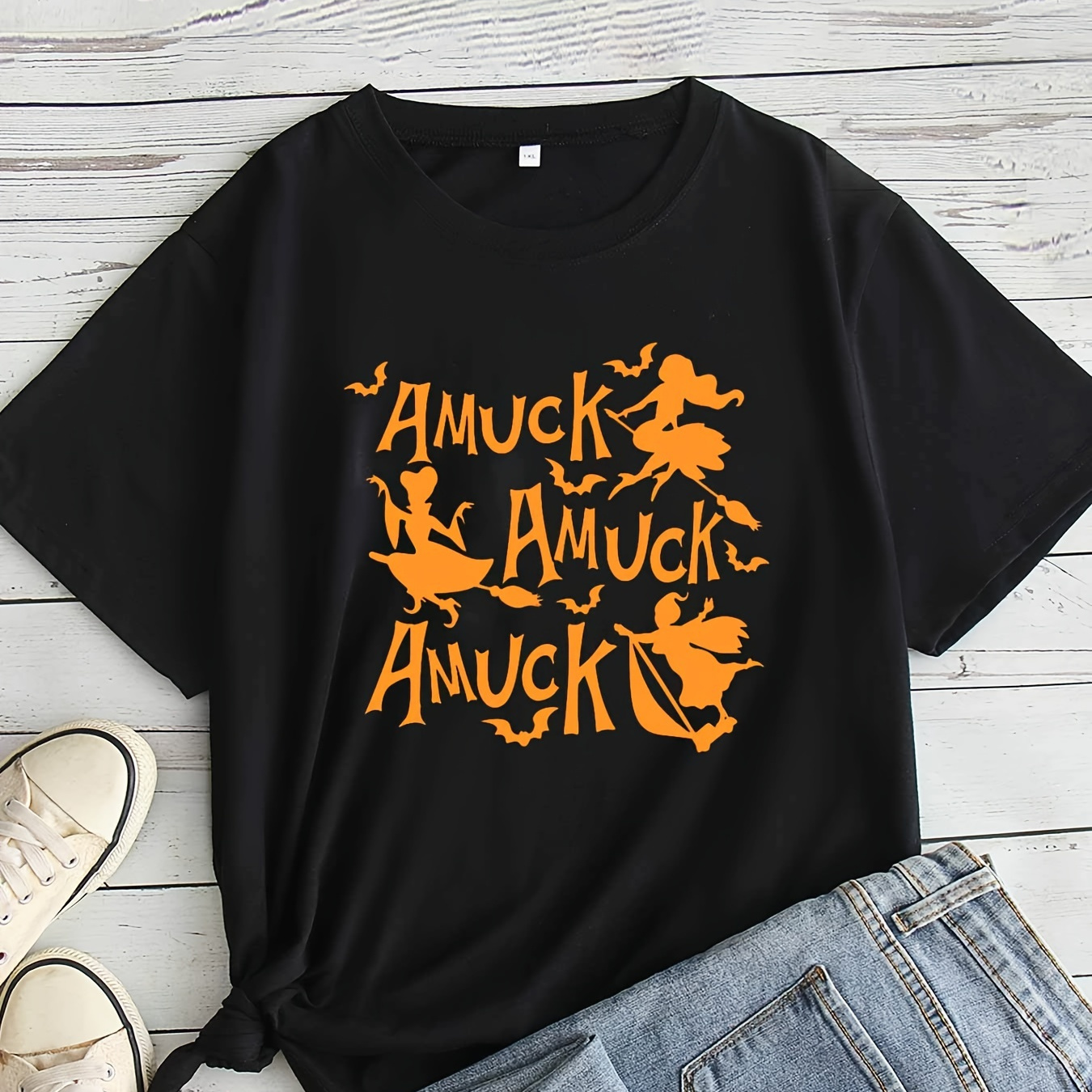 Plus Size Print T-shirt, Casual Short Sleeve Crew Neck Top For Spring & Summer, Women's Plus Size Clothing
Plus Size Print T-shirt, Casual Short Sleeve Crew Neck Top For Spring & Summer, Women's Plus Size Clothing