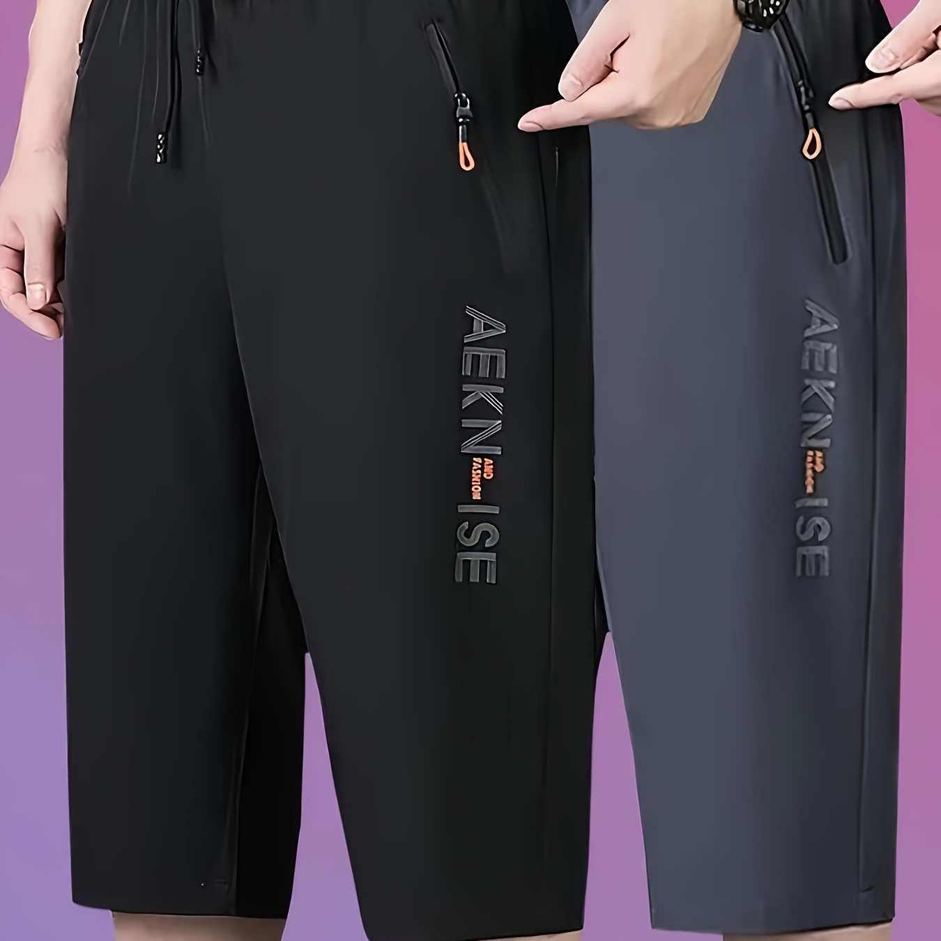 2pcs Fashionable Men's Summer Drawstring Casual Sports Loose Shorts, Suitable For Outdoor Sports, Comfortable And Versatile
2pcs Fashionable Men's Summer Drawstring Casual Sports Loose Shorts, Suitable For Outdoor Sports, Comfortable And Versatile
