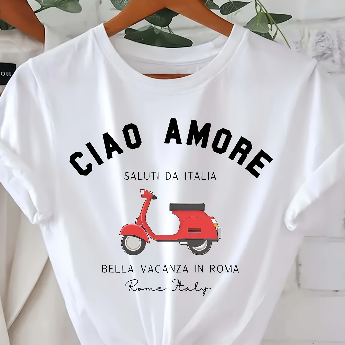 Letter Print T-shirt, Short Sleeve Crew Neck Casual Top For Summer & Spring, Women's Clothing
Letter Print T-shirt, Short Sleeve Crew Neck Casual Top For Summer & Spring, Women's Clothing
