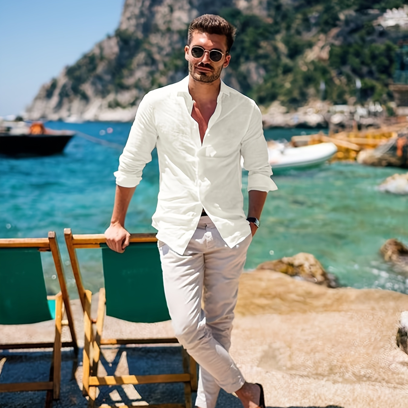 Tooluck Mens Cotton Linen Casual Stylish Button Down Shirt Long Sleeve Dress Shirts
Tooluck Mens Cotton Linen Casual Stylish Button Down Shirt Long Sleeve Dress Shirts