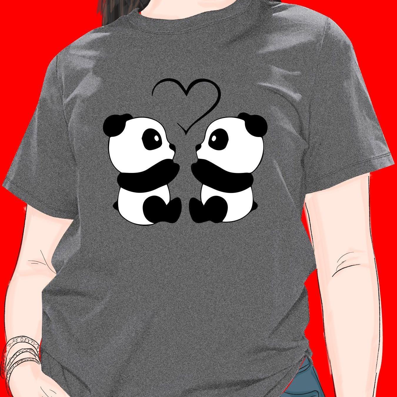 1pc Women's Cute Heart Print T-shirt - Casual Crew Neck, Soft Polyester Spandex , Animal Pattern, Knit Fabric Top
1pc Women's Cute Heart Print T-shirt - Casual Crew Neck, Soft Polyester Spandex , Animal Pattern, Knit Fabric Top