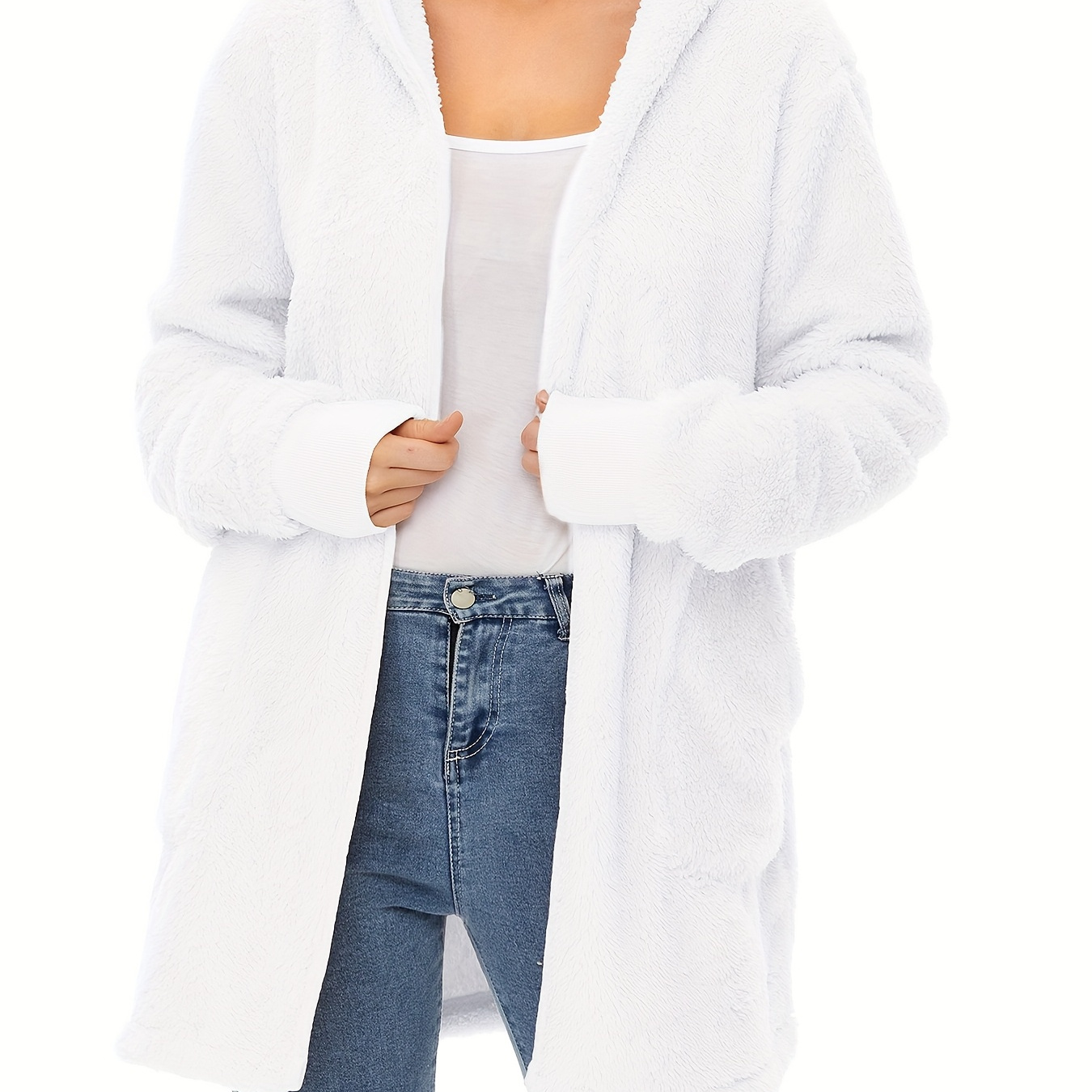 Cozy & Warm Women's Fleece Hoodie - Oversized, Pullover With , Soft Polyester , Winter , Cozy Daily Hoodie|oversized Sweatshirt|plush Polyester
Cozy & Warm Women's Fleece Hoodie - Oversized, Pullover With , Soft Polyester , Winter , Cozy Daily Hoodie|oversized Sweatshirt|plush Polyester