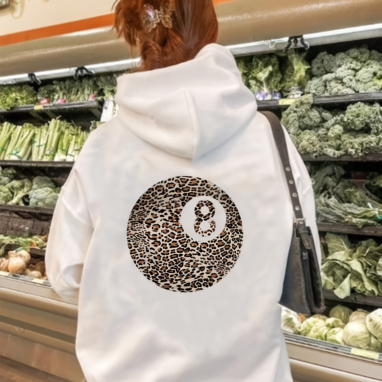 Leopard Ball Print Hoodie, Drawstring Casual Hooded Sweatshirt For Winter & Fall, Women's Clothing
Leopard Ball Print Hoodie, Drawstring Casual Hooded Sweatshirt For Winter & Fall, Women's Clothing