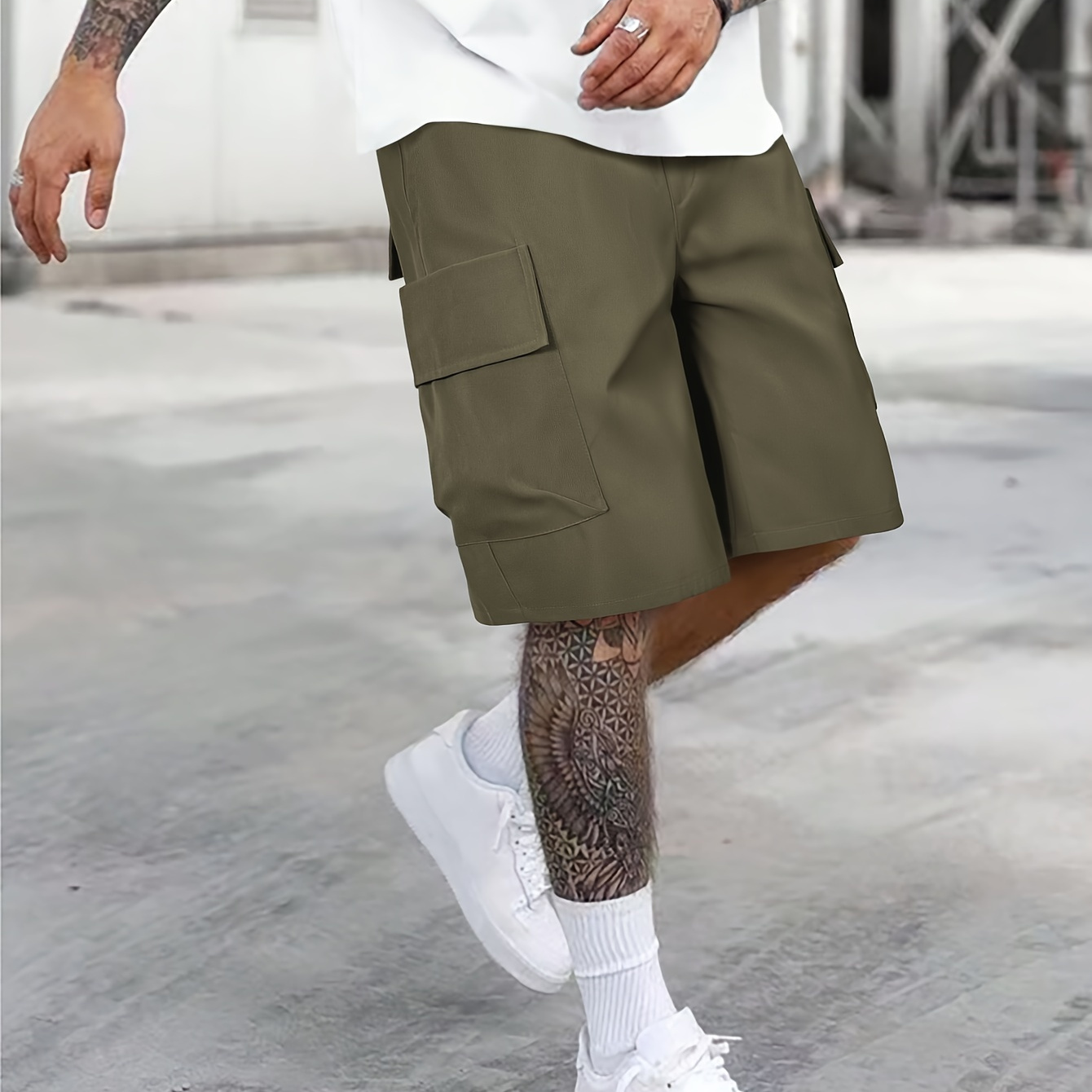 Short cargo multi-poches non extensible uni pour homme pour les vêtements d'extérieur d'été
Short cargo multi-poches non extensible uni pour homme pour les vêtements d'extérieur d'été