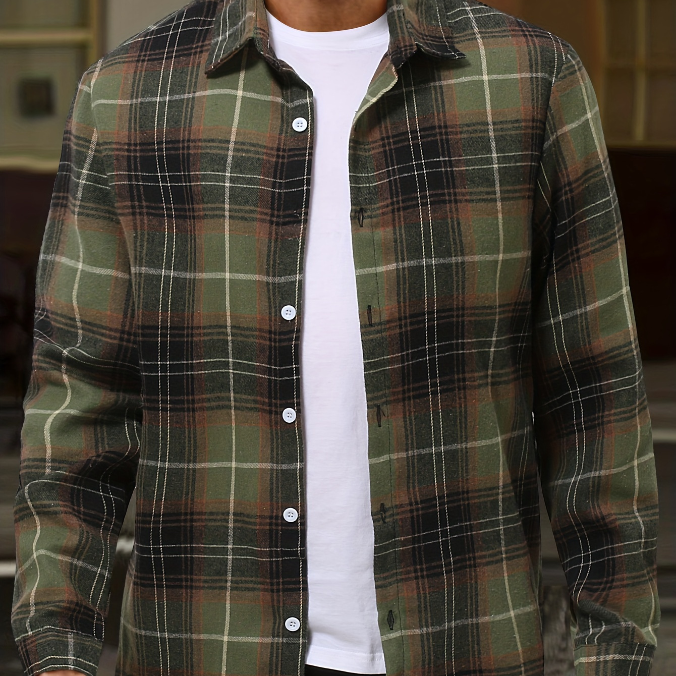 Plus Size Men's Plaid Shirt Oversized Long Sleeve Shirt For Fall Winter, Men's Clothing
Plus Size Men's Plaid Shirt Oversized Long Sleeve Shirt For Fall Winter, Men's Clothing