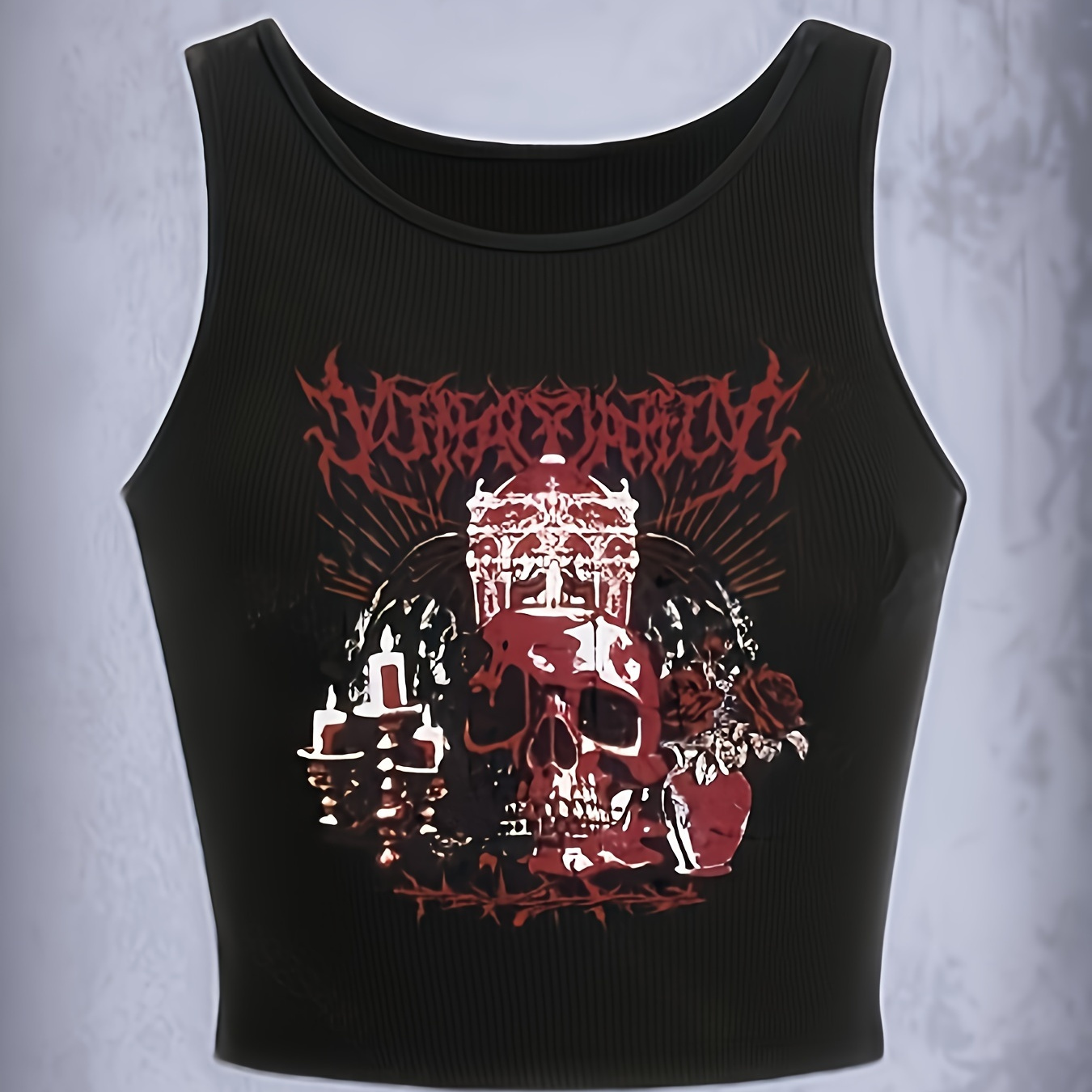 Graphic Print Crew Neck Tank Top, Casual Sleeveless Tank Top For Summer, Women's Clothing
Graphic Print Crew Neck Tank Top, Casual Sleeveless Tank Top For Summer, Women's Clothing