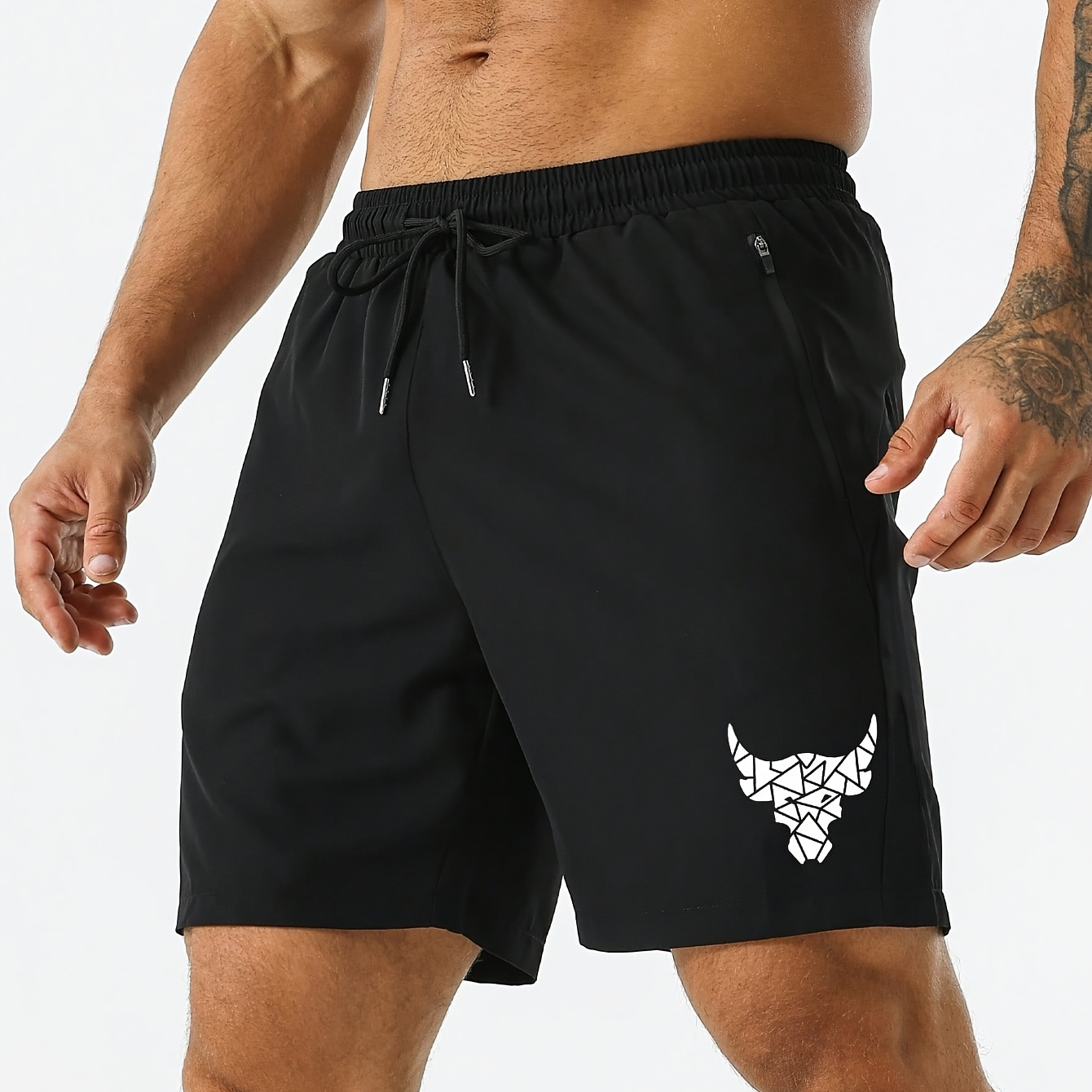 Men's Quick-dry Athletic Shorts With Zipper Pockets - Loose Fit, Breathable Polyester For Running & Workout
Men's Quick-dry Athletic Shorts With Zipper Pockets - Loose Fit, Breathable Polyester For Running & Workout