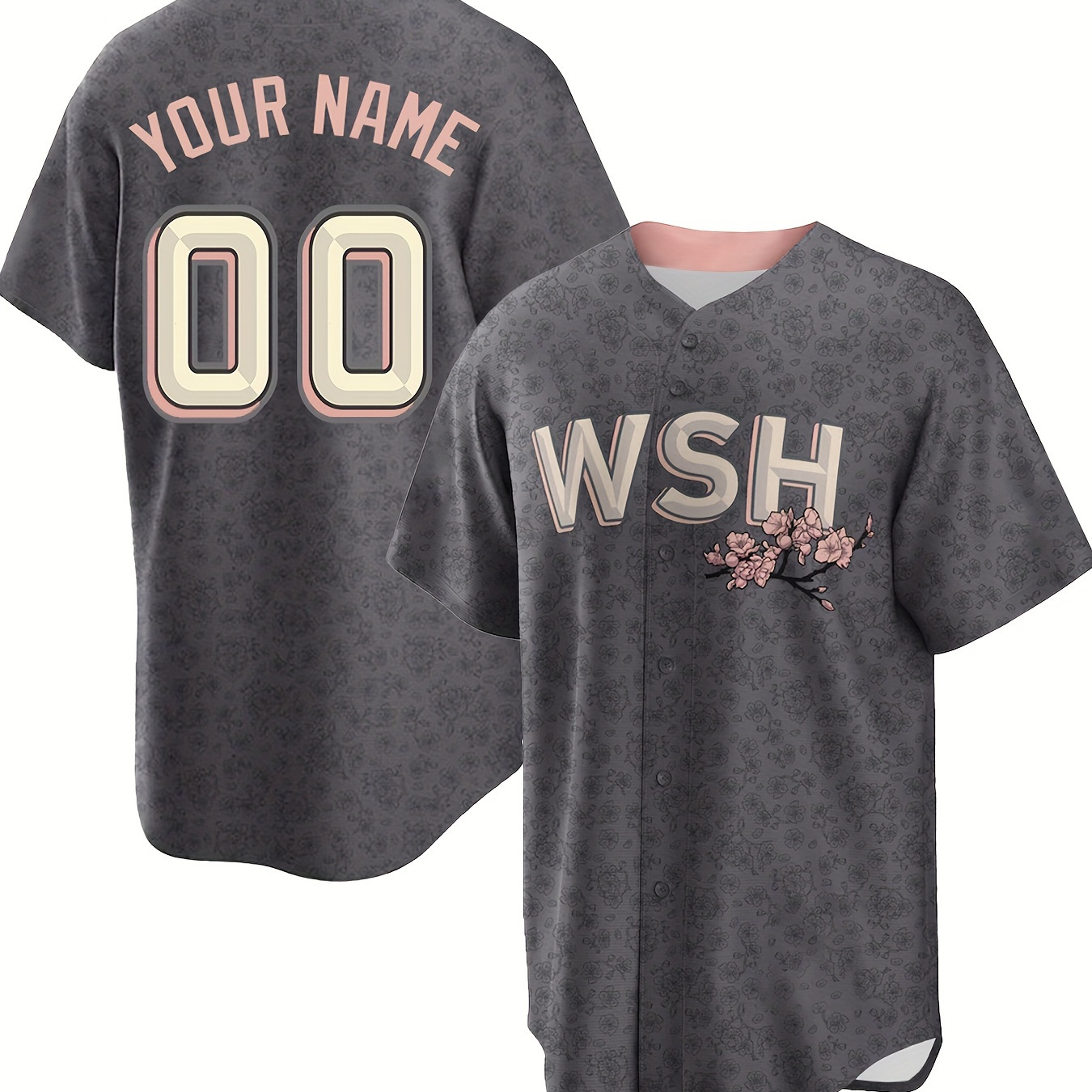 Men's Custom Name & Numbers Design, Baseball Jersey Shirt For Match Party Training, Breathable Quick Dry Shirt, Personalized Jersey
Men's Custom Name & Numbers Design, Baseball Jersey Shirt For Match Party Training, Breathable Quick Dry Shirt, Personalized Jersey