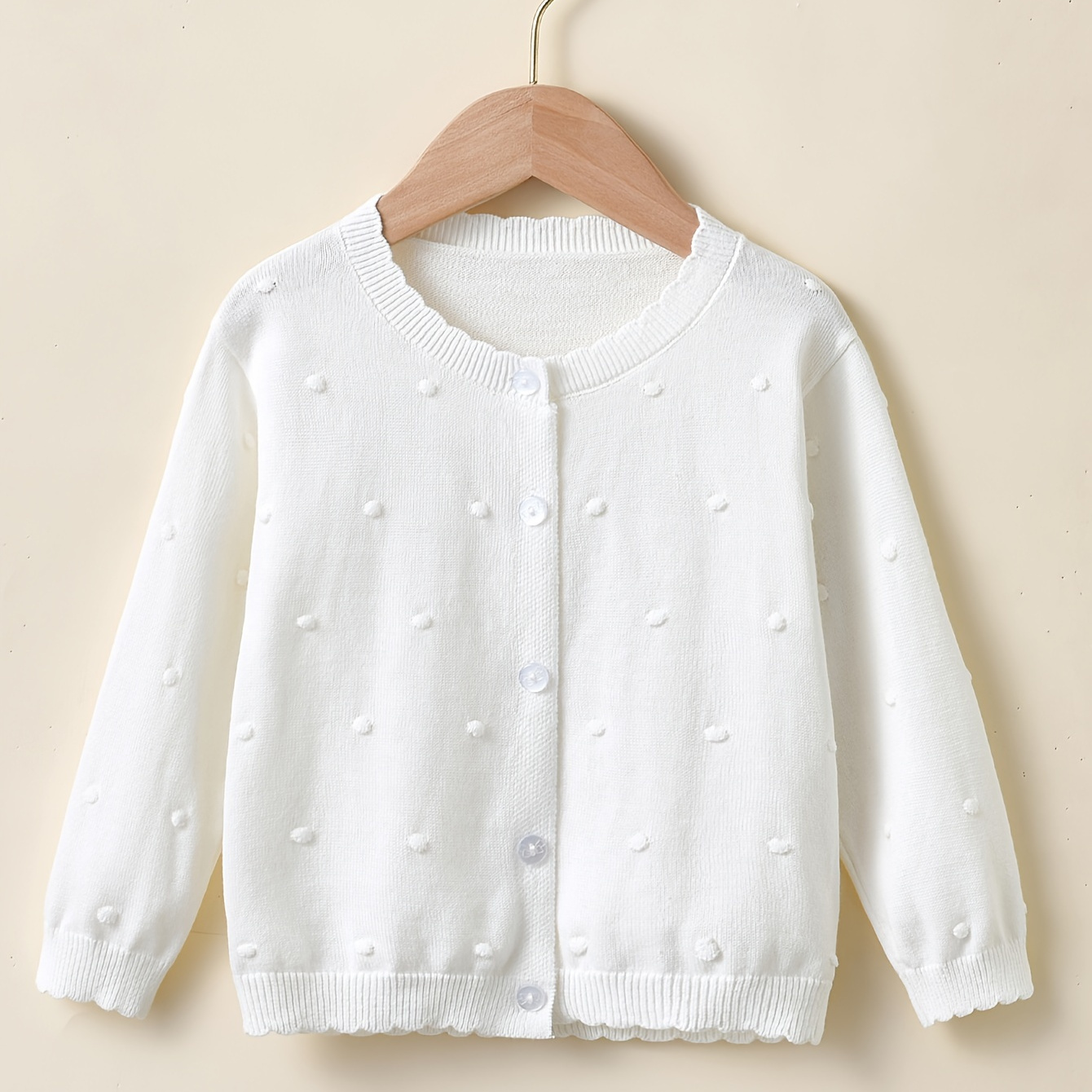 Beads Details Girls Solid Knit Cardigan Cotton Comfy Button Down Thin Knit Cardigan Coat
Beads Details Girls Solid Knit Cardigan Cotton Comfy Button Down Thin Knit Cardigan Coat