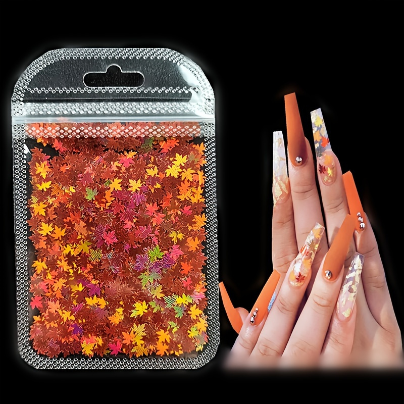 Gradient Maple Leaf Nails Sequin Laser Leaf Sequins Nail Decorations Diy Manicure Decoration Accessories
Gradient Maple Leaf Nails Sequin Laser Leaf Sequins Nail Decorations Diy Manicure Decoration Accessories