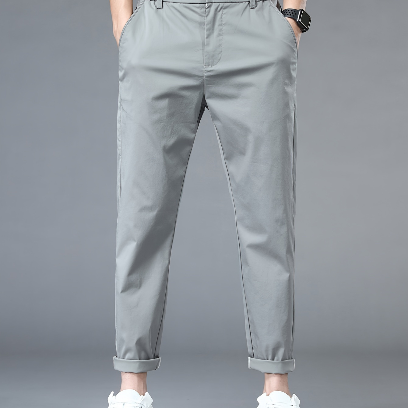 Men's Slim-fit Stretch Dress Pants - Breathable Cotton , Mid-rise With Pockets, Business & Casual Wear
Men's Slim-fit Stretch Dress Pants - Breathable Cotton , Mid-rise With Pockets, Business & Casual Wear