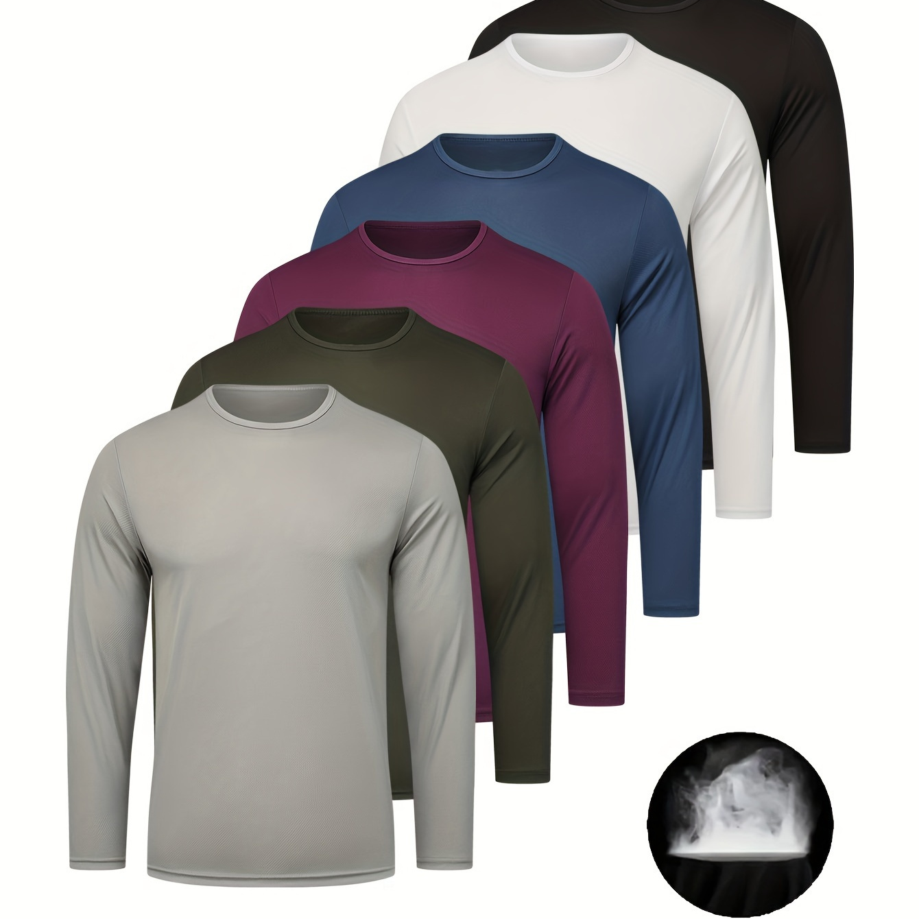 Of Men's Long Sleeve T-shirts Moisture Proof T-shirts Fitness T-shirts And Casual T-shirts
Of Men's Long Sleeve T-shirts Moisture Proof T-shirts Fitness T-shirts And Casual T-shirts