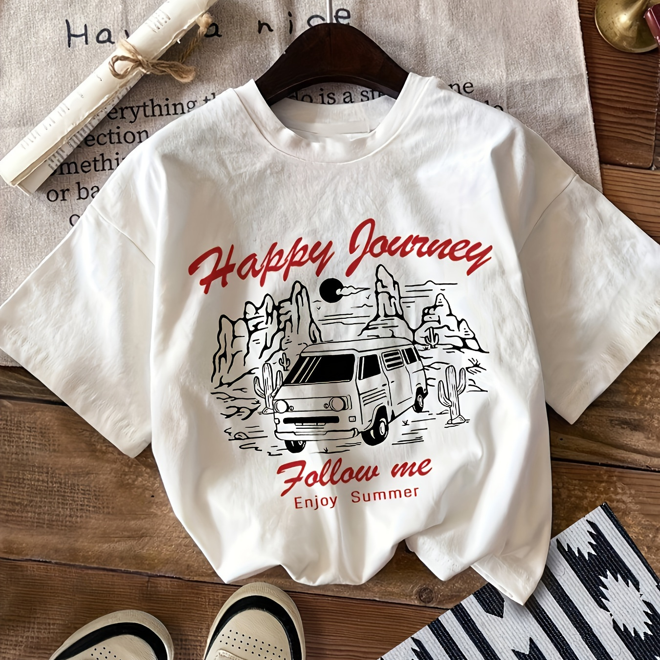 Car Print T-shirt, Short Sleeve Crew Neck Casual Top For Summer & Spring, Women's Clothing
Car Print T-shirt, Short Sleeve Crew Neck Casual Top For Summer & Spring, Women's Clothing