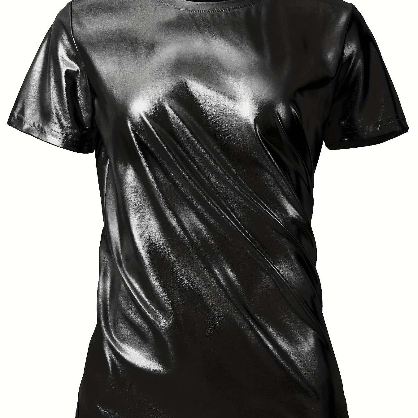 Solid Color Crew Neck T-shirt, Stylish Slim Short Sleeve T-shirt For , Women's Clothing
Solid Color Crew Neck T-shirt, Stylish Slim Short Sleeve T-shirt For , Women's Clothing