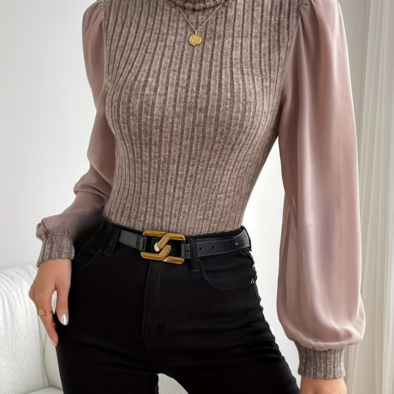 Solid Color Sweater, Elegant Long Sleeve Slim Fit Pullover Sweater For Fall & Winter, Women's Clothing
Solid Color Sweater, Elegant Long Sleeve Slim Fit Pullover Sweater For Fall & Winter, Women's Clothing