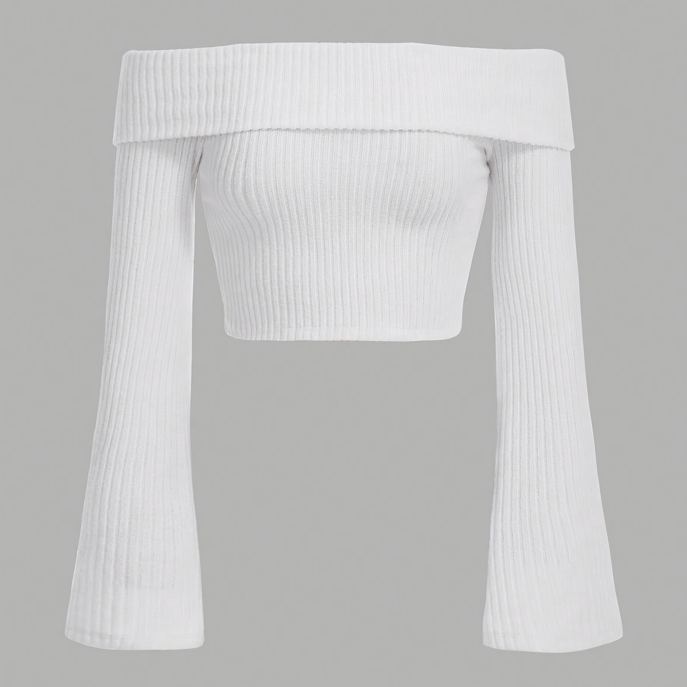1pc Sexy Off-shoulder Top, Solid Color Knit Polyester And Spandex , Regular Length For Spring/fall Season
1pc Sexy Off-shoulder Top, Solid Color Knit Polyester And Spandex , Regular Length For Spring/fall Season