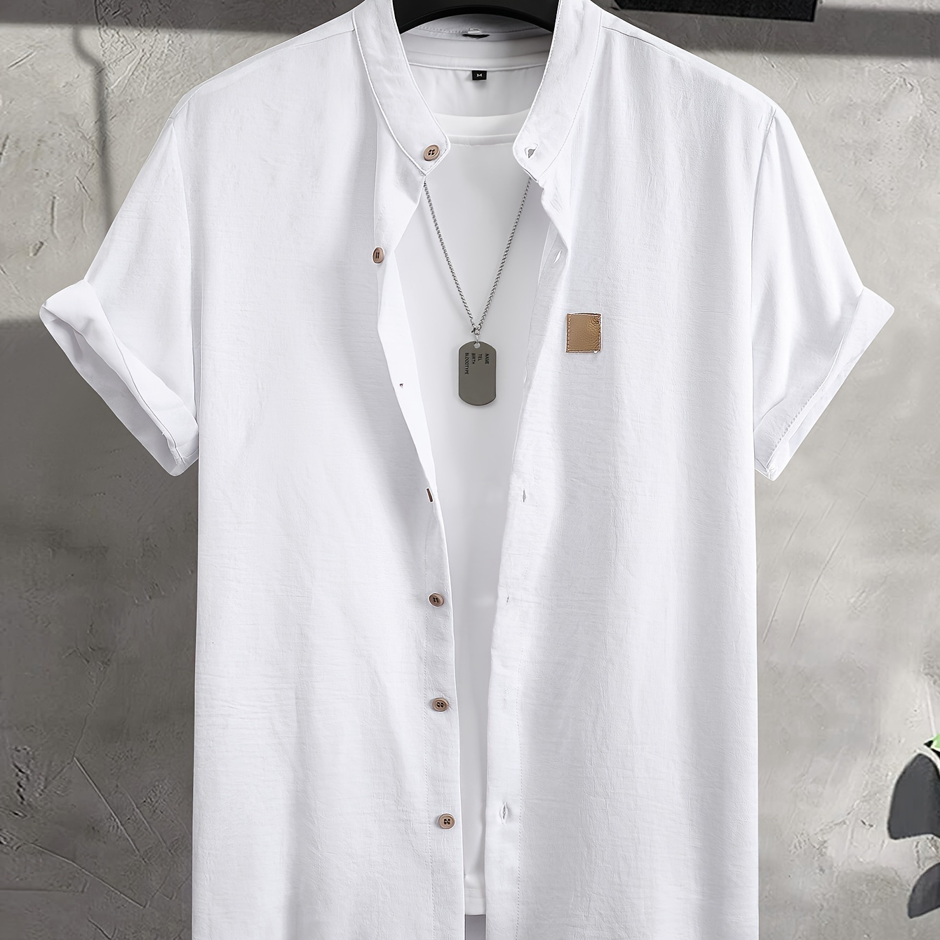 Men's Summer Fashionable And Simple Short Sleeve Button Casual Lapel Simple Shirt, Trendy And Versatile, Suitable For Dates, Beach Holiday, As Gifts
Men's Summer Fashionable And Simple Short Sleeve Button Casual Lapel Simple Shirt, Trendy And Versatile, Suitable For Dates, Beach Holiday, As Gifts