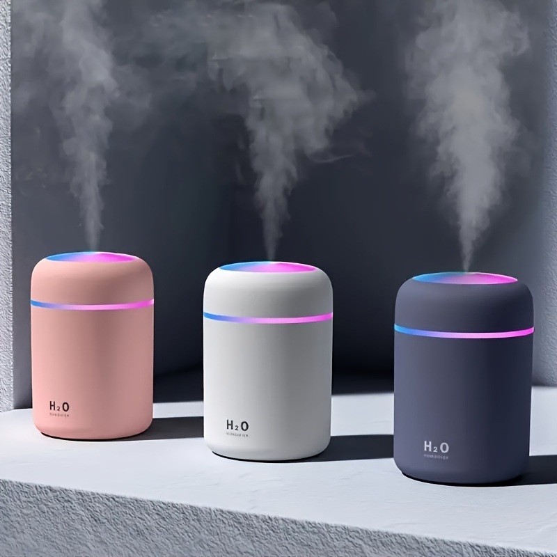 

Portable Humidifiers 300ml,usb Desktop Humidifier, Cool Mist Quiet Aroma Diffuser, For Car, Office, Bedroom, Auto Shut Off, 2 Mist Modes Christmas Gift