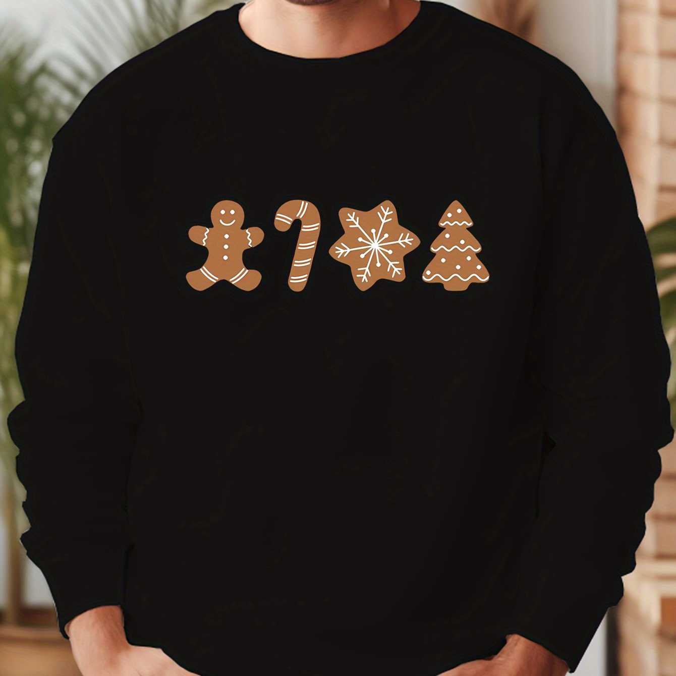 Christmas Print Men's Pullover Round Neck Long Sleeve Sweatshirt Pattern Loose Casual Top For Autumn Winter Men's Clothing As Gifts
Christmas Print Men's Pullover Round Neck Long Sleeve Sweatshirt Pattern Loose Casual Top For Autumn Winter Men's Clothing As Gifts