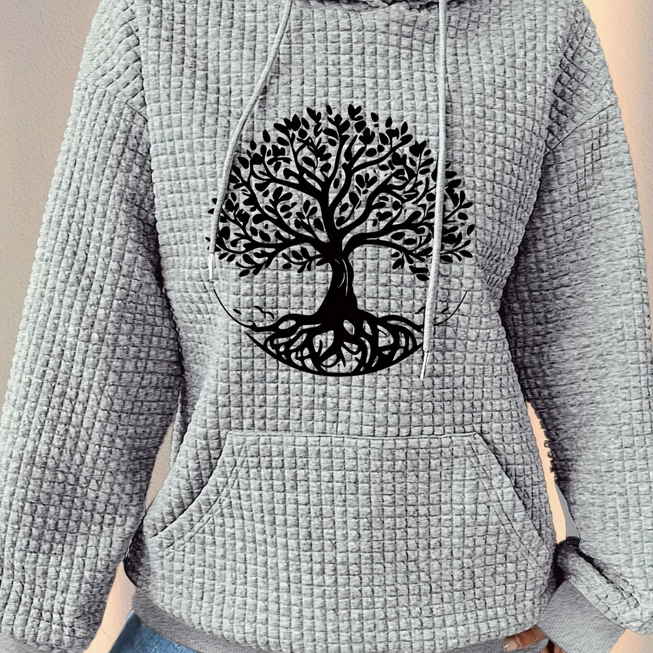 Hoodie Décontracté en pour Femme avec Imprimé d'Arbre - Manches Longues, Pull à Cordon pour & l'Hiver
Hoodie Décontracté en pour Femme avec Imprimé d'Arbre - Manches Longues, Pull à Cordon pour & l'Hiver