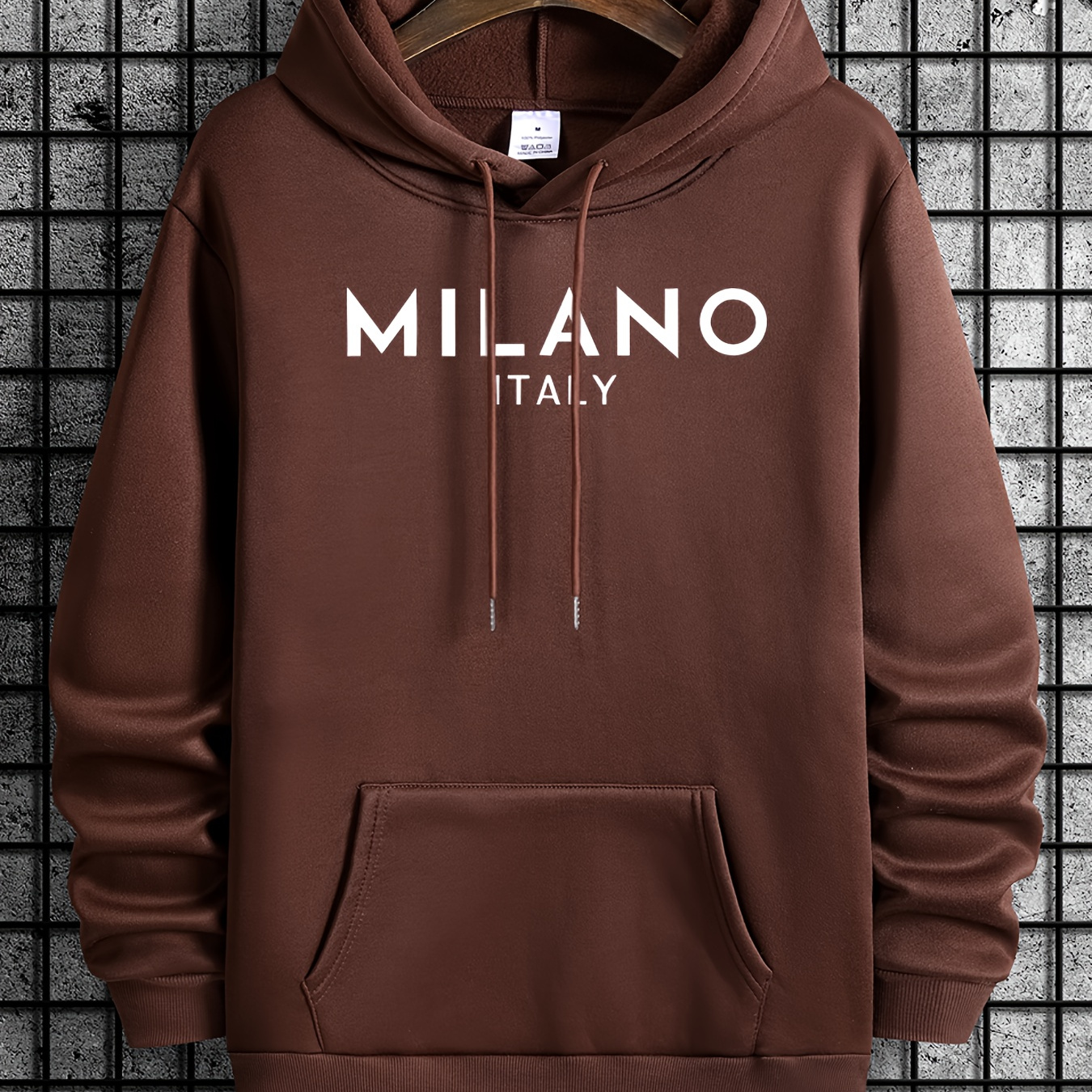 Print Men's Trendy Long Sleeve Hooded Sweatshirt, Drawstring Hoodie With Kangaroo Pocket, Casual Comfortable Versatile Top For Autumn And Winter
Print Men's Trendy Long Sleeve Hooded Sweatshirt, Drawstring Hoodie With Kangaroo Pocket, Casual Comfortable Versatile Top For Autumn And Winter
