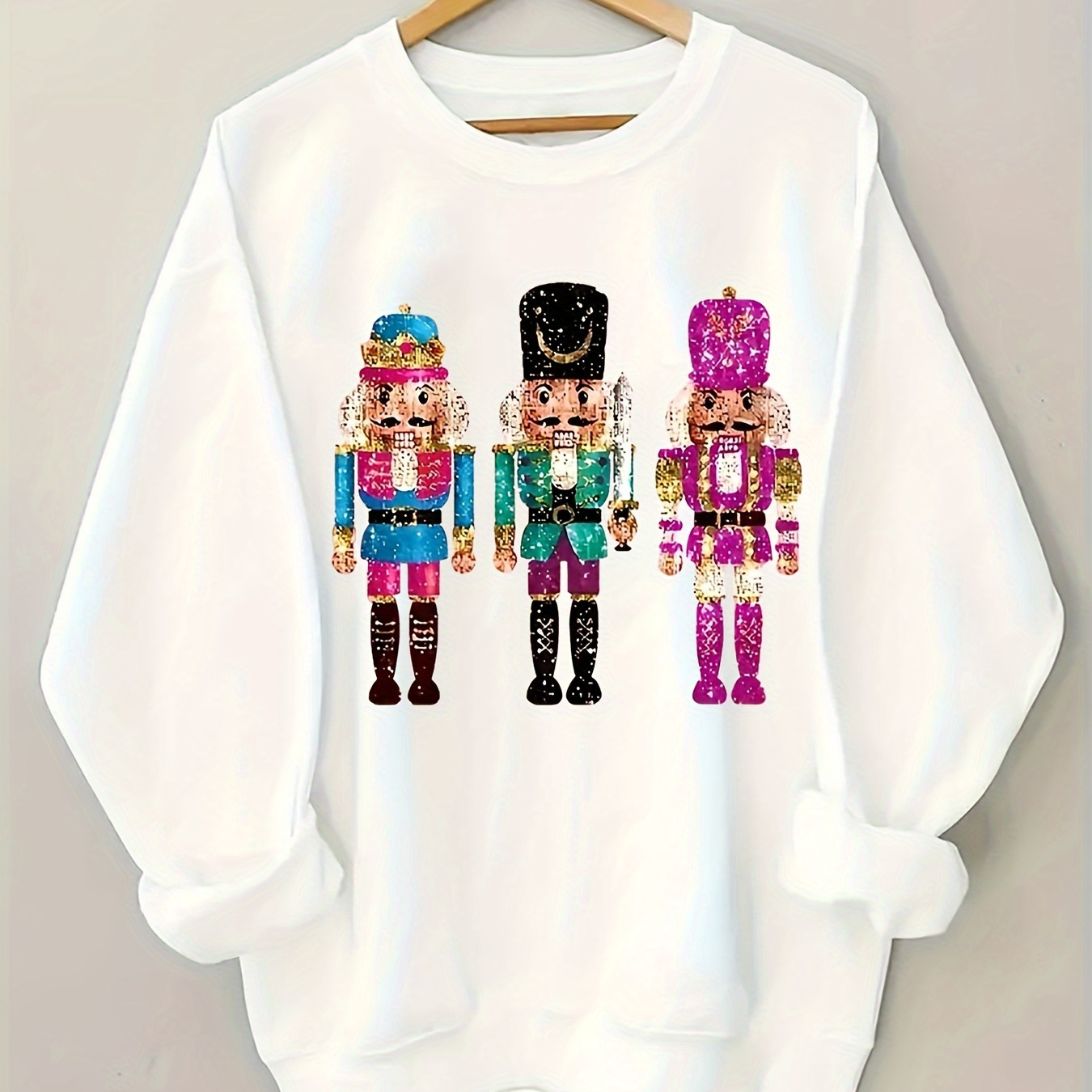 Plus Size Graphic Print Sweatshirt, Casual Long Sleeve Crew Neck Pullover Sweatshirt, Women's Plus Size Clothing
Plus Size Graphic Print Sweatshirt, Casual Long Sleeve Crew Neck Pullover Sweatshirt, Women's Plus Size Clothing