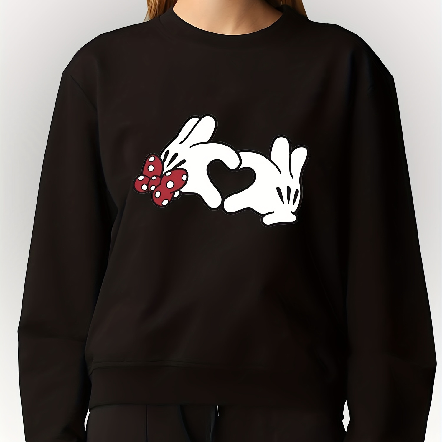 Plus Size Graphic Print Sweatshirt, Crew Neck Casual Sweatshirt For Winter & Fall, Women's Plus Size Clothing
Plus Size Graphic Print Sweatshirt, Crew Neck Casual Sweatshirt For Winter & Fall, Women's Plus Size Clothing