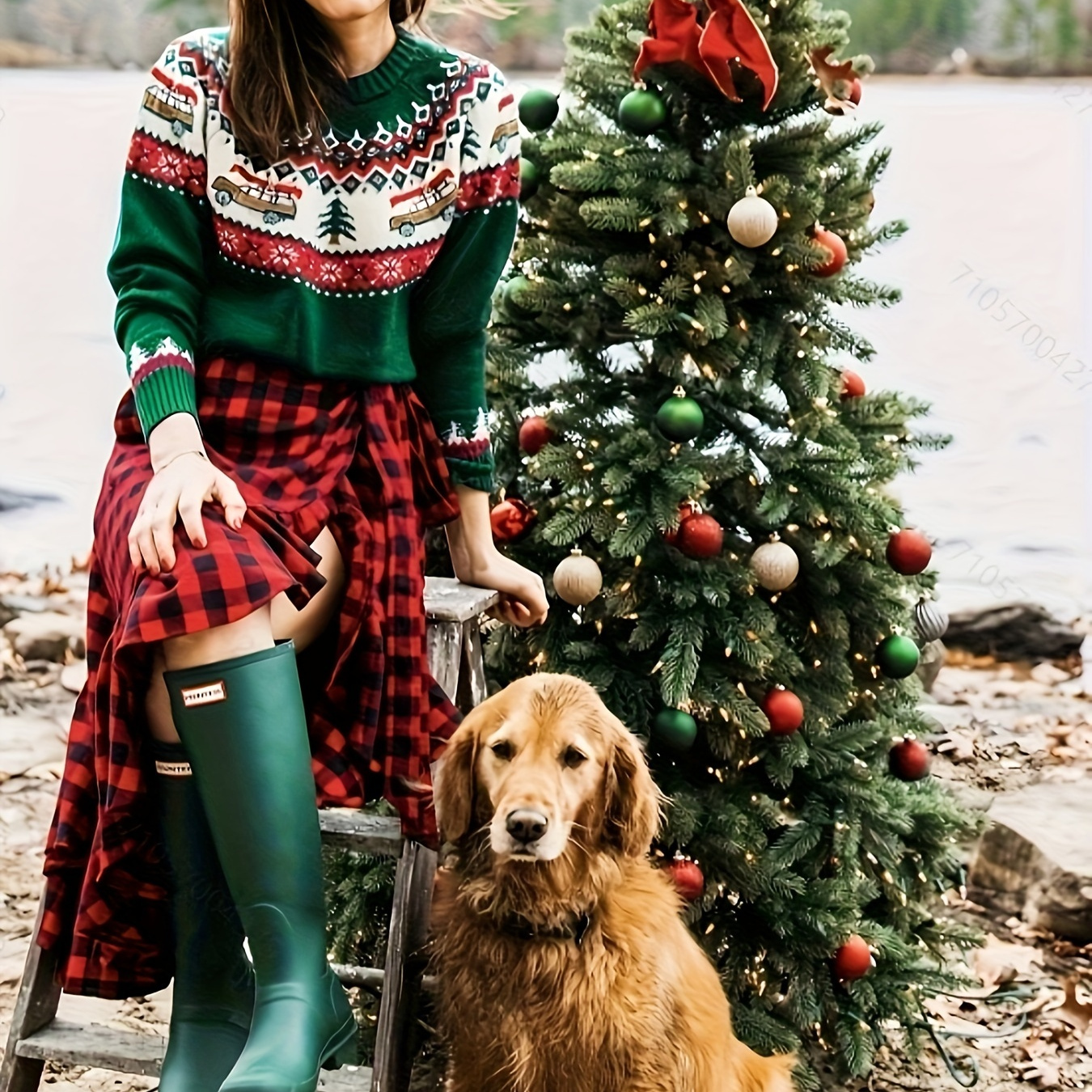 Christmas Pattern Crew Neck Pullover Sweater, Casual Long Sleeve Fall Winter Sweater, Women's Clothing
Christmas Pattern Crew Neck Pullover Sweater, Casual Long Sleeve Fall Winter Sweater, Women's Clothing
