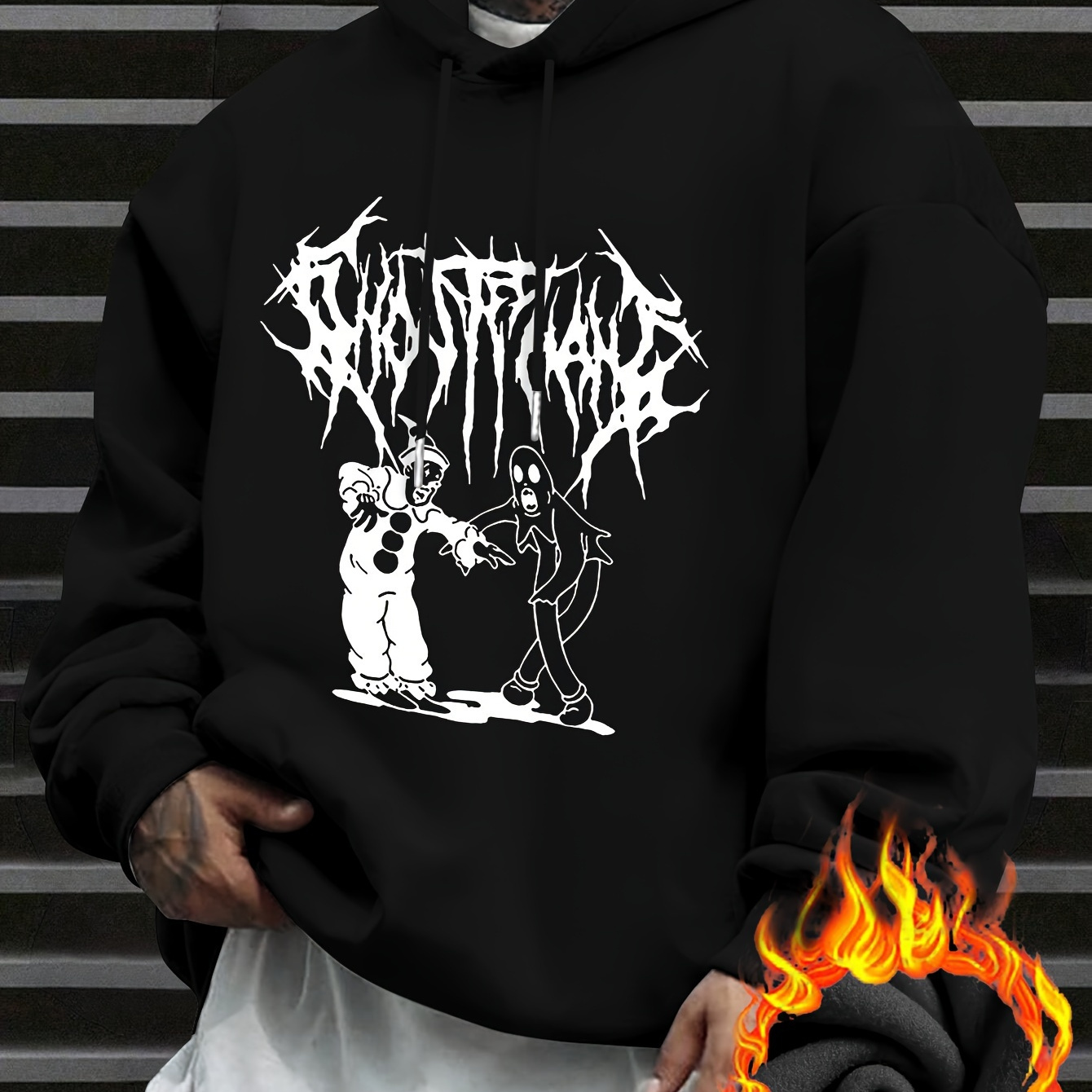 Men's Casual Hooded Sweatshirt With - 100% Polyester Knit Fabric, Stretch, Regular Fit, Pullover Hoodie
Men's Casual Hooded Sweatshirt With - 100% Polyester Knit Fabric, Stretch, Regular Fit, Pullover Hoodie