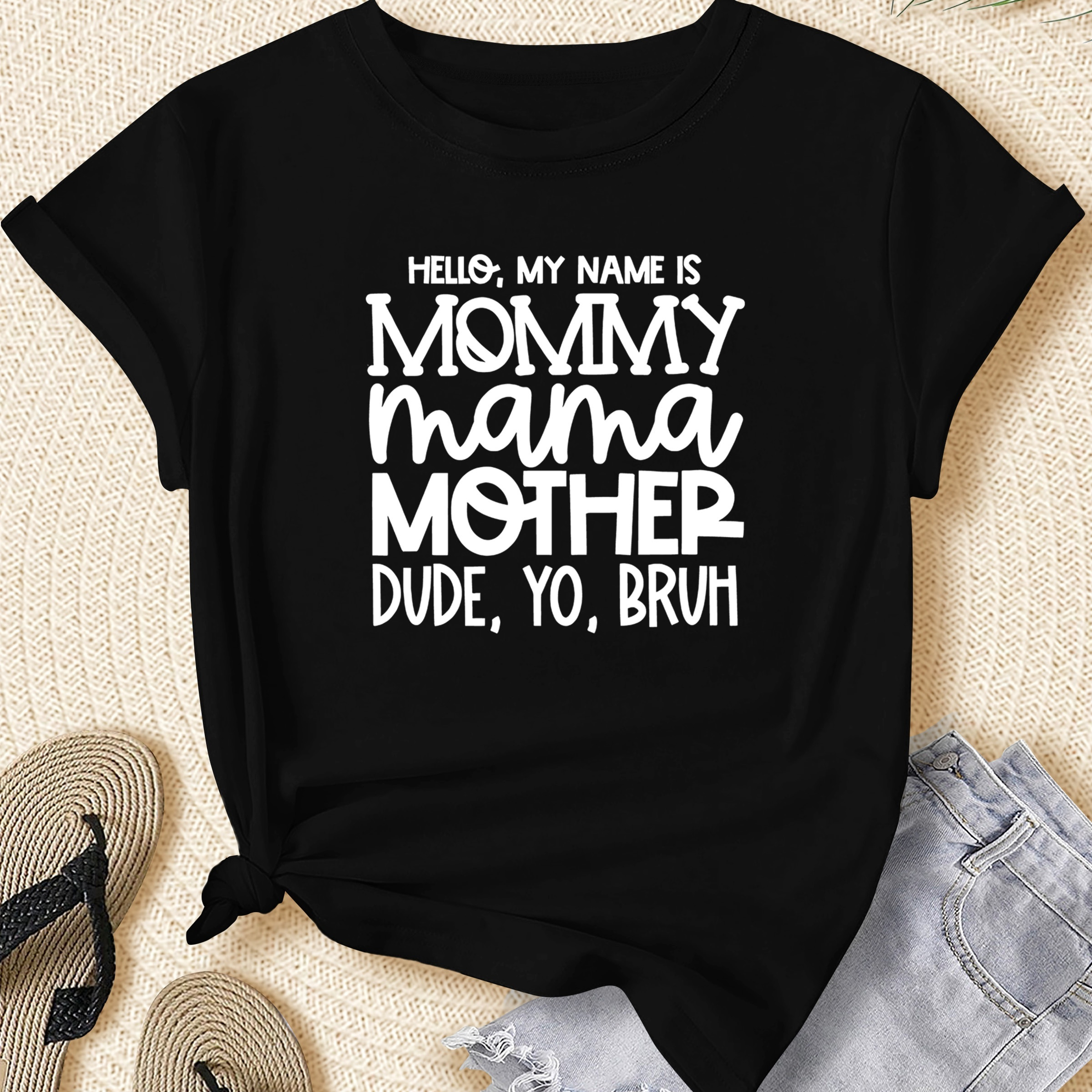 Large Size Women's Art Letter Print Fashion Casual Large Size Women's Top Short Sleeve T-shirt
Large Size Women's Art Letter Print Fashion Casual Large Size Women's Top Short Sleeve T-shirt
