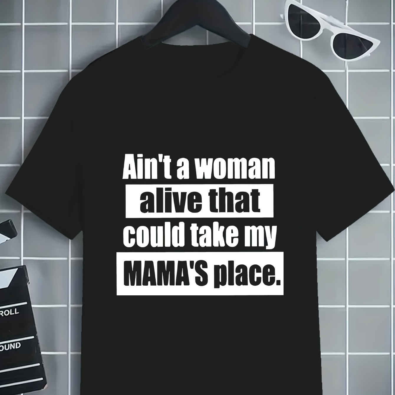 Boy's Creative T-shirt, Mama's Print Comfortable Short Sleeve Top, Boys Summer Clothing
Boy's Creative T-shirt, Mama's Print Comfortable Short Sleeve Top, Boys Summer Clothing