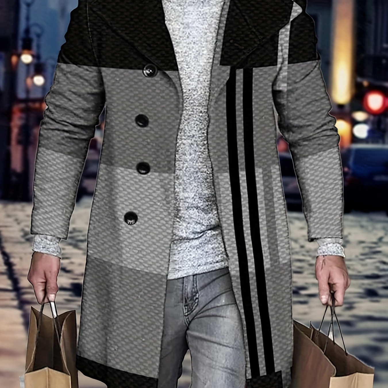 Plus Size Men's Contrast Color Coat Spring Fall Winter Midi Elegant Handsome Jacket, Men's Clothing
Plus Size Men's Contrast Color Coat Spring Fall Winter Midi Elegant Handsome Jacket, Men's Clothing