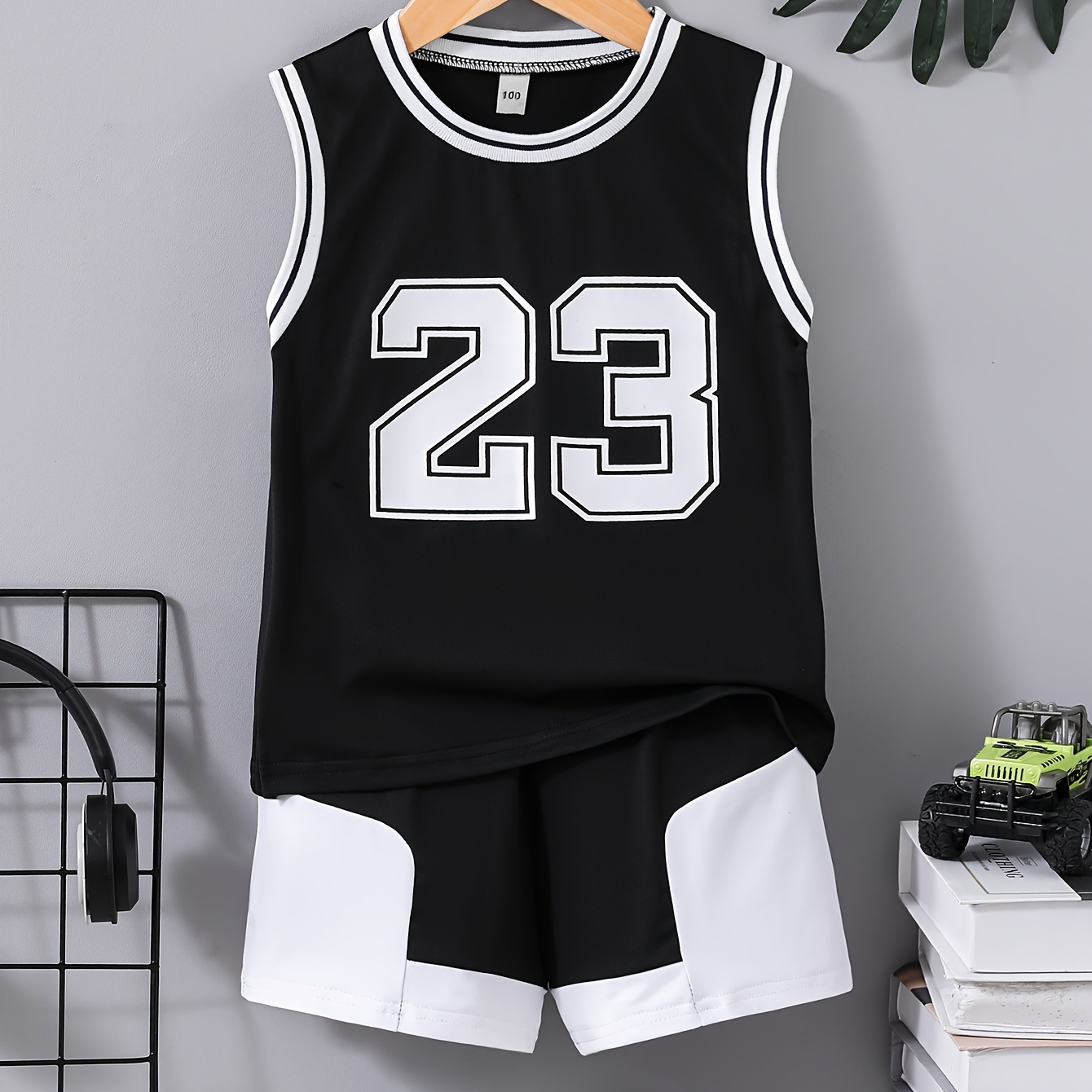 2pcs Boys #23 Creative Sleeveless Sports Tank Tops&shorts Set, Casual Vest&shorts, Boys Clothing
2pcs Boys #23 Creative Sleeveless Sports Tank Tops&shorts Set, Casual Vest&shorts, Boys Clothing