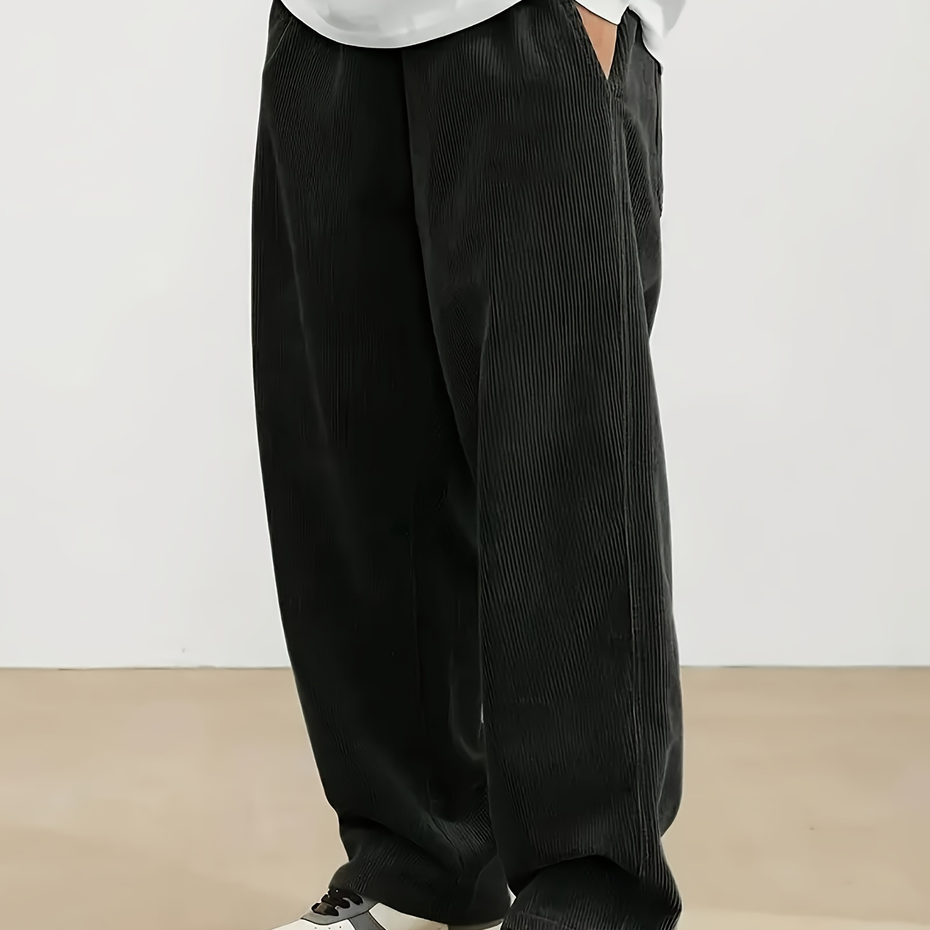 Men' Corduroy Pants, 100% Polyester, Loose Fit Casual Trousers, Solid Color, With Pockets, For , Hiking, Sports, And Night Out, Spring/summer/fall
Men' Corduroy Pants, 100% Polyester, Loose Fit Casual Trousers, Solid Color, With Pockets, For , Hiking, Sports, And Night Out, Spring/summer/fall