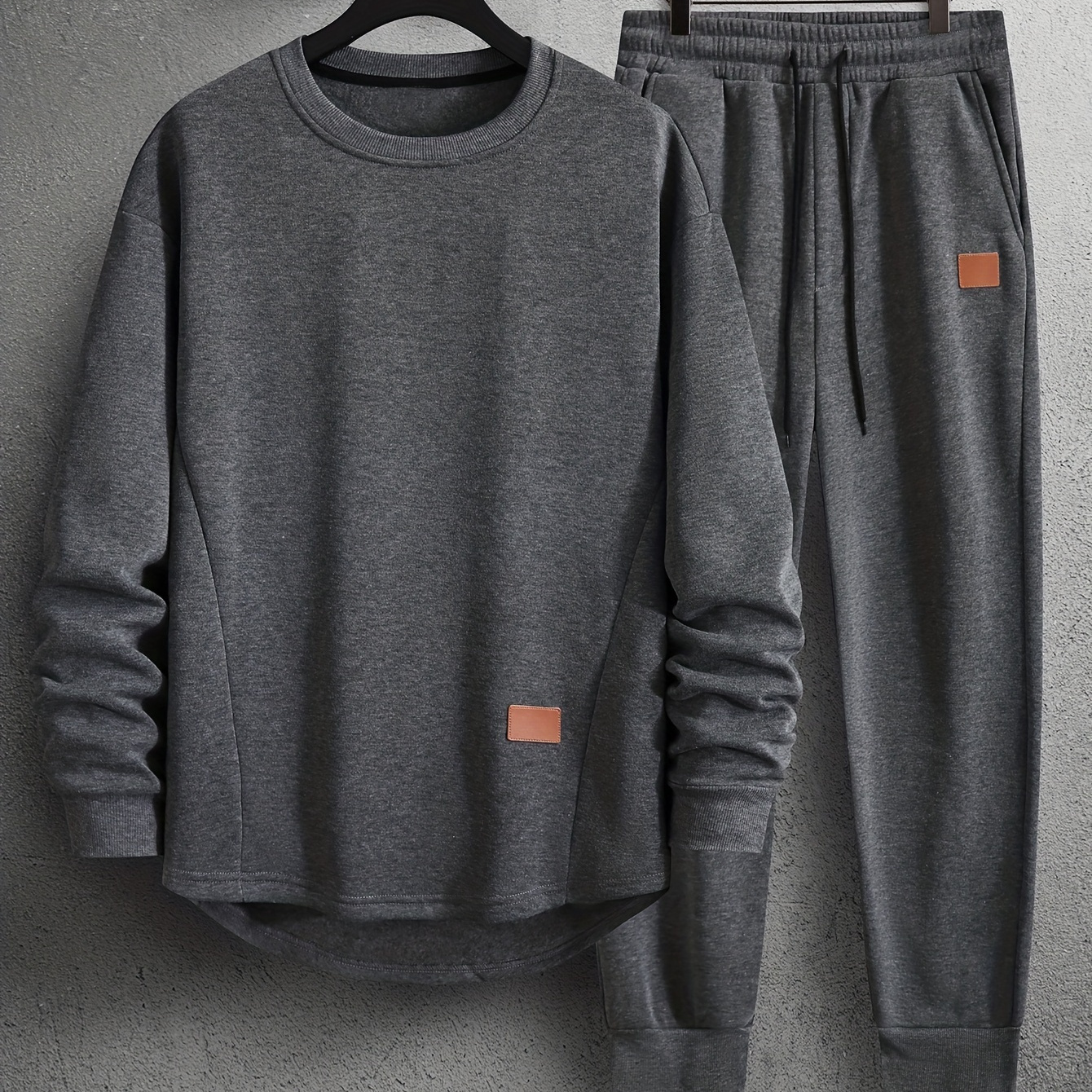 Men's 2pcs Outfits, Casual Crew Neck Long Sleeve Sweatshirt And Sweatpants Joggers Set For Winter Fall, Men's Clothing
Men's 2pcs Outfits, Casual Crew Neck Long Sleeve Sweatshirt And Sweatpants Joggers Set For Winter Fall, Men's Clothing