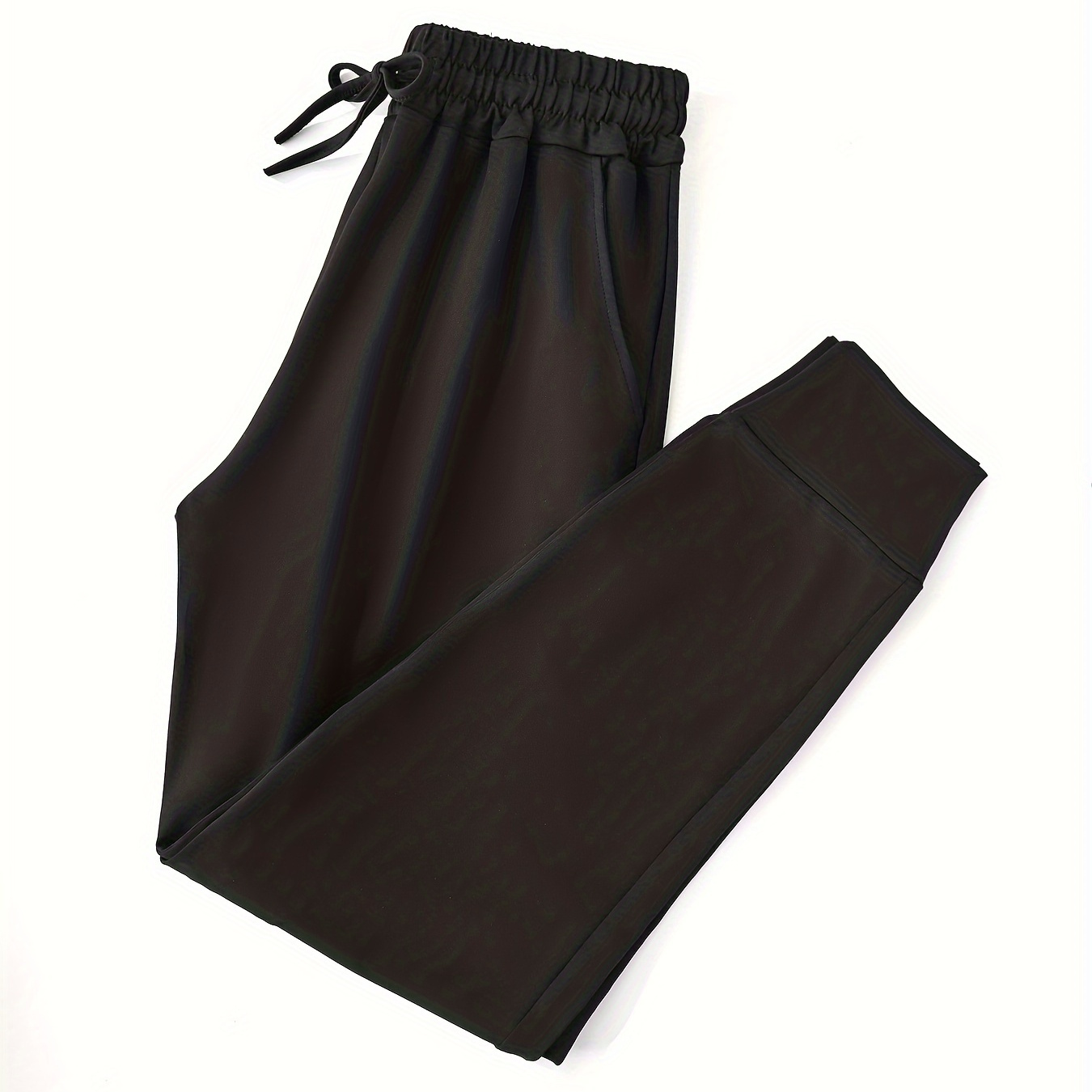 Drawstring Elastic Waist Jogger Pants, Solid Color With Pocket Casual Sports Pants, Women's Activewear For Fall & Winter
Drawstring Elastic Waist Jogger Pants, Solid Color With Pocket Casual Sports Pants, Women's Activewear For Fall & Winter